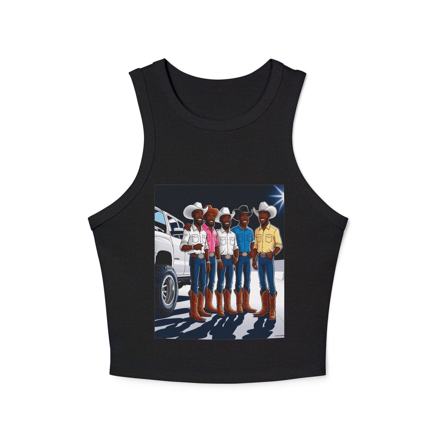 Hangin' Out Women's Micro Rib Racer Tank Top