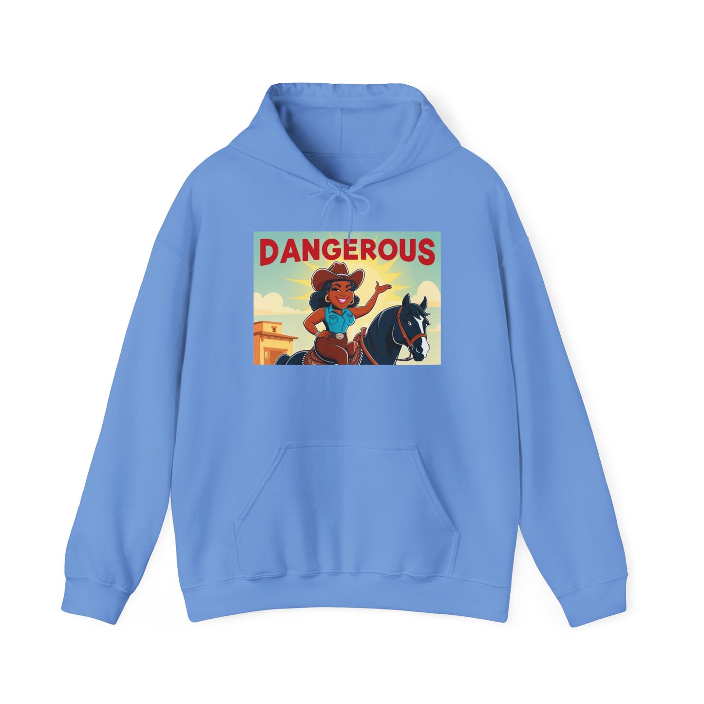 Dangerous Cowgirl Graphic Unisex Hoodie