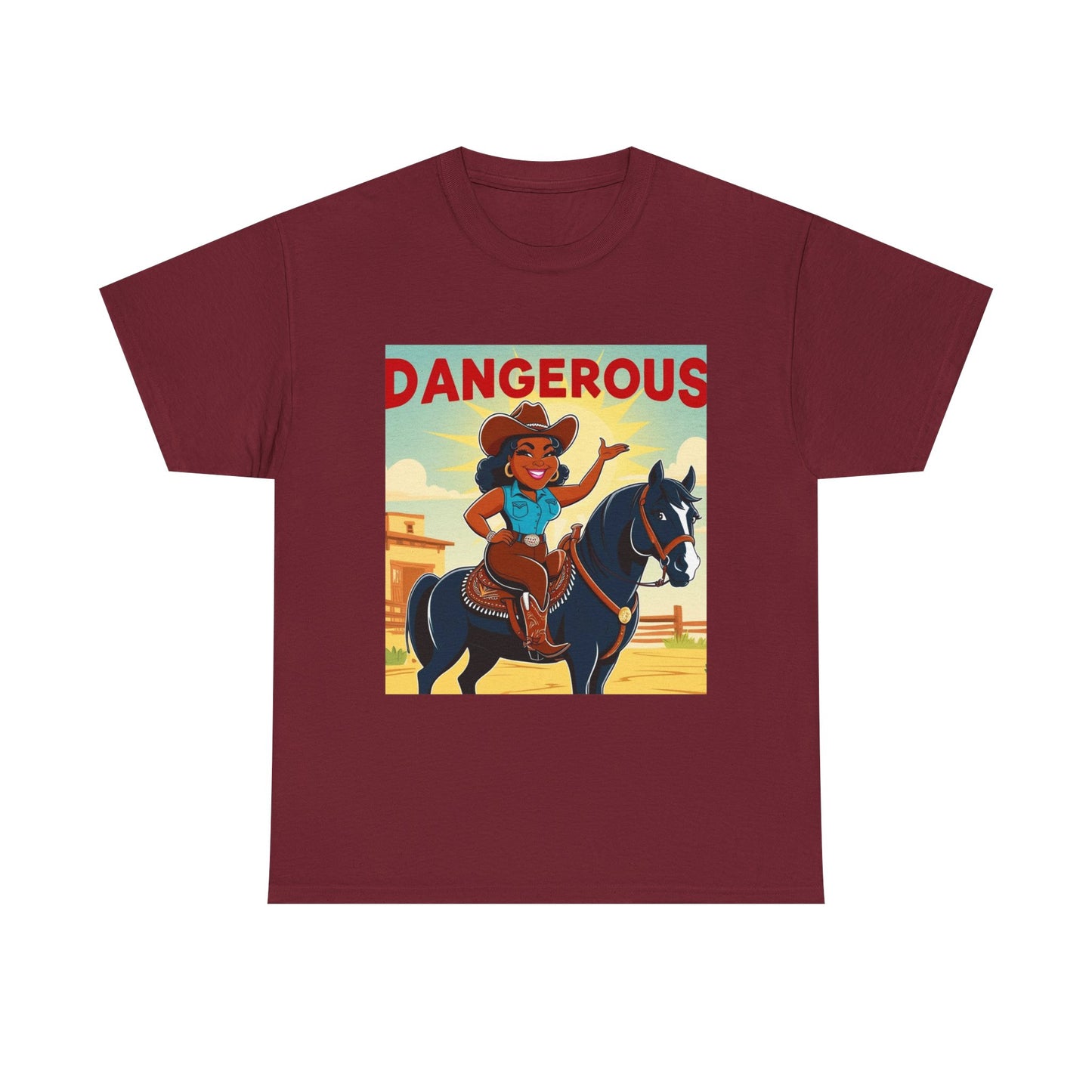 Dangerous Cowgirl Unisex Cotton Tee