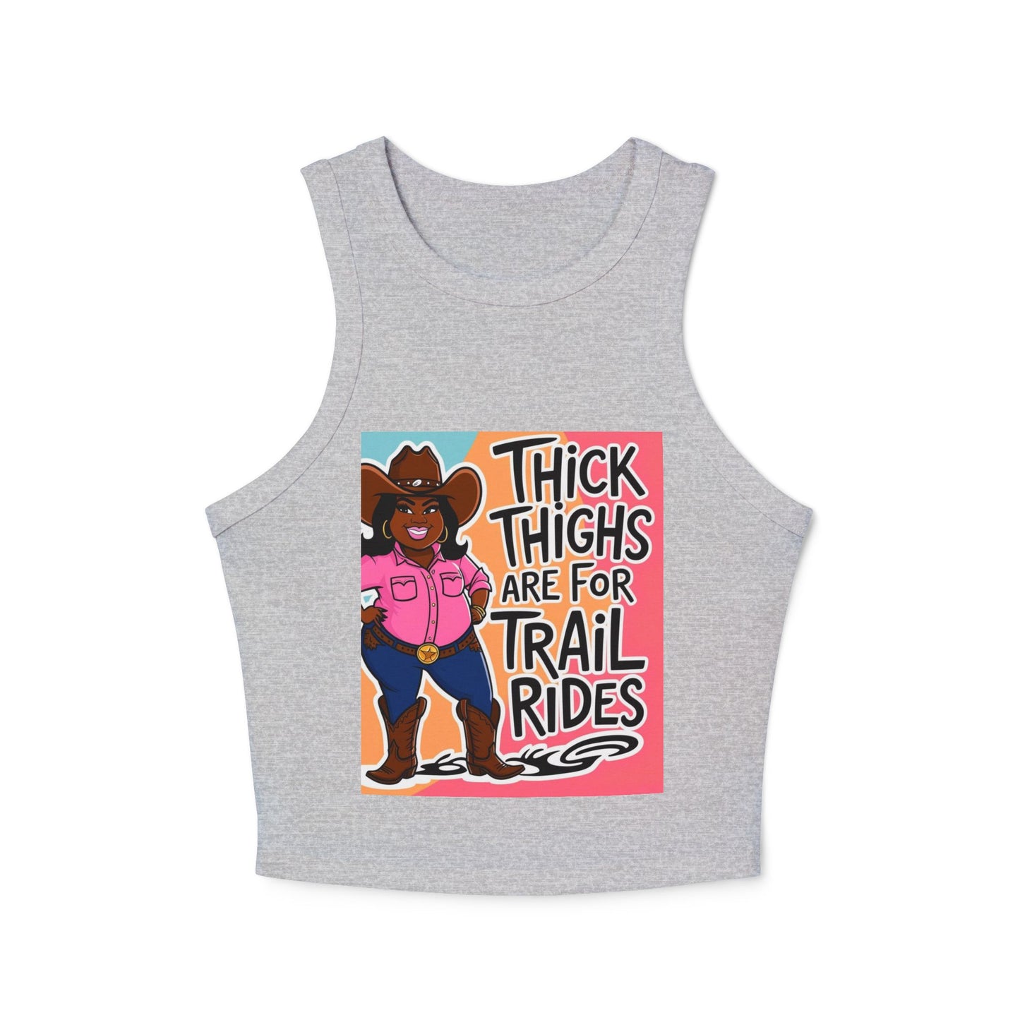 Thick Thighs 2 Women's Micro Rib Racer Tank Top
