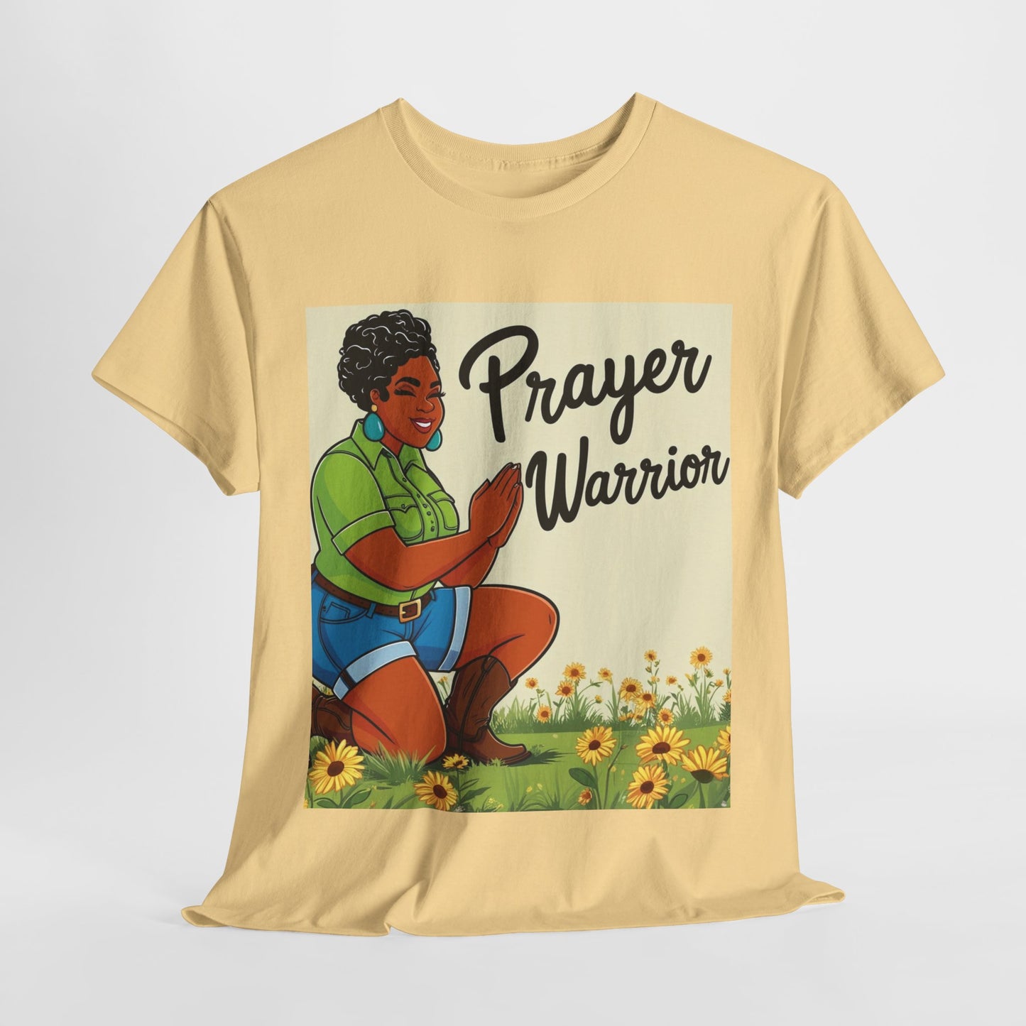 Prayer Warrior Unisex Cotton Tee