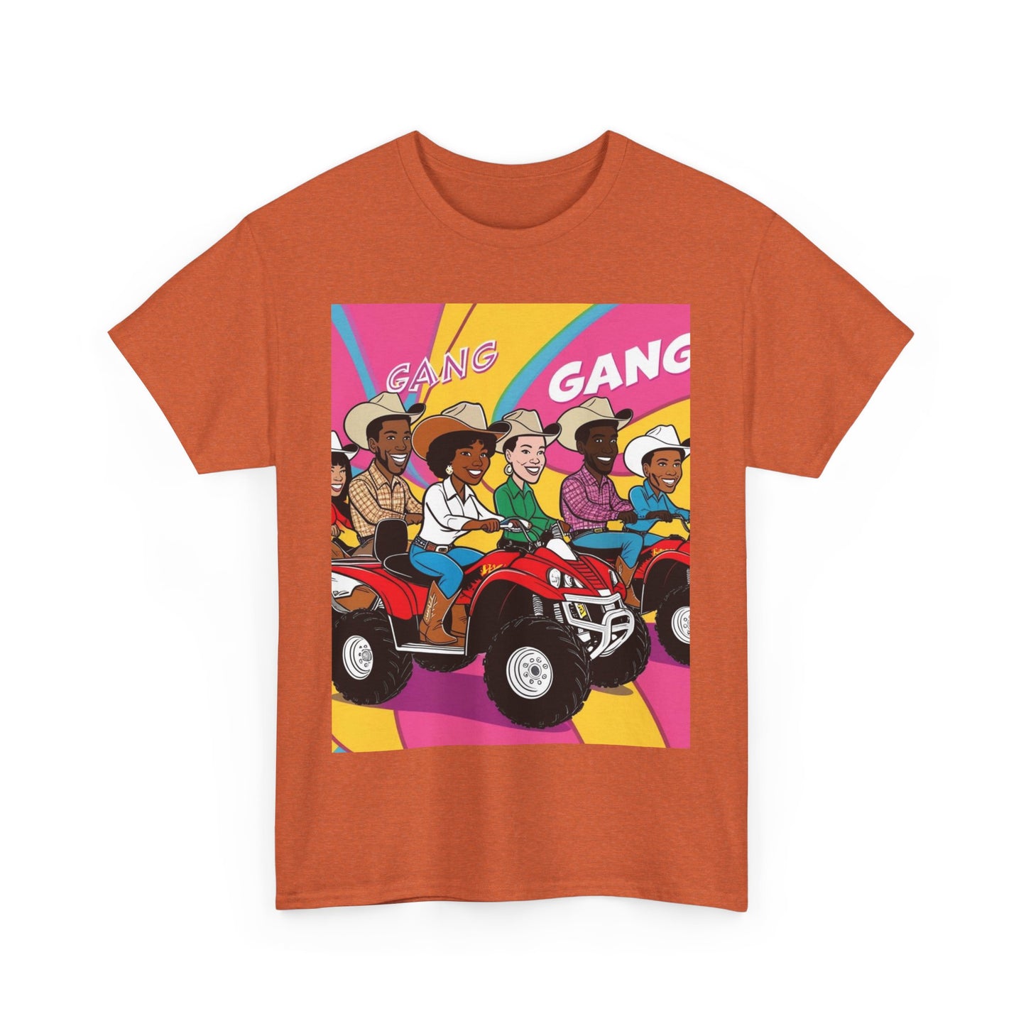 Retro Quad Gang Unisex Cotton Tee