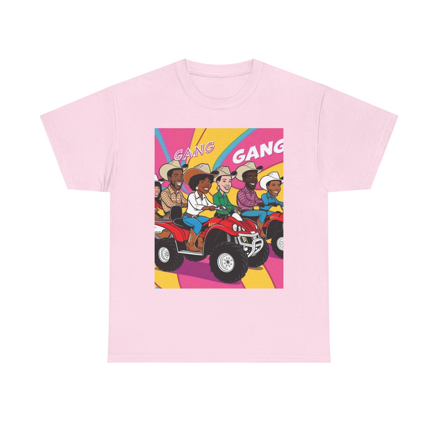 Retro Quad Gang Unisex Cotton Tee