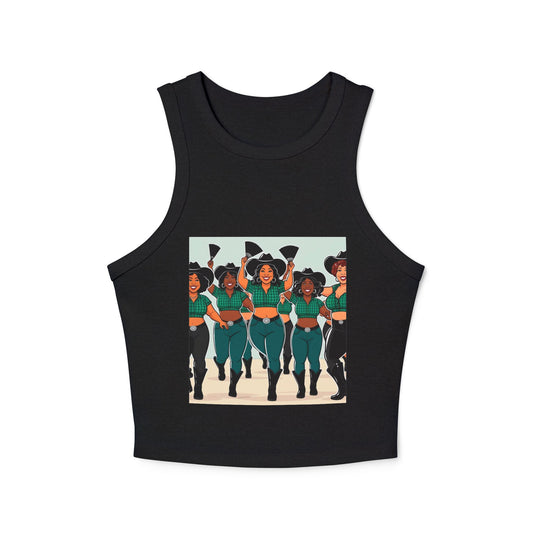 Group Dancers Racer Tank Top