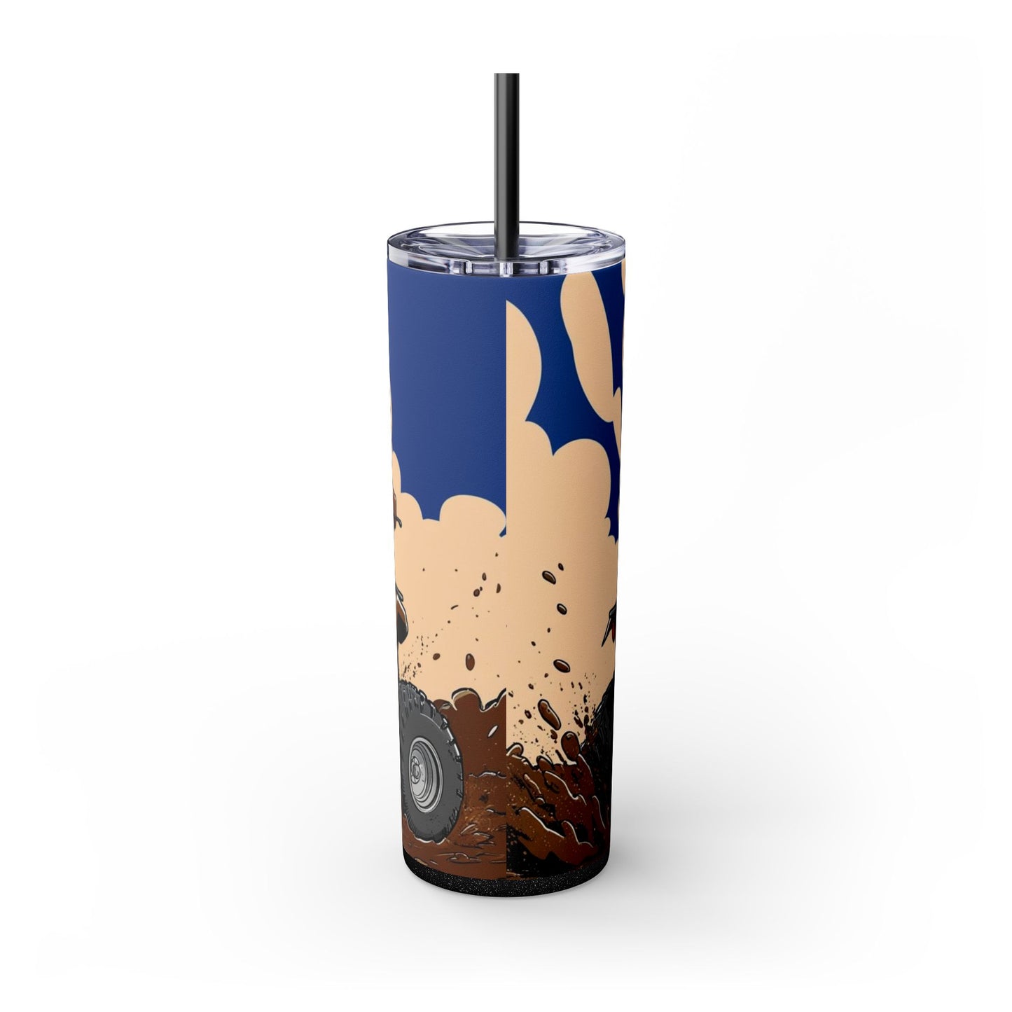 Sexy Locs Skinny Tumbler with Straw - 20oz