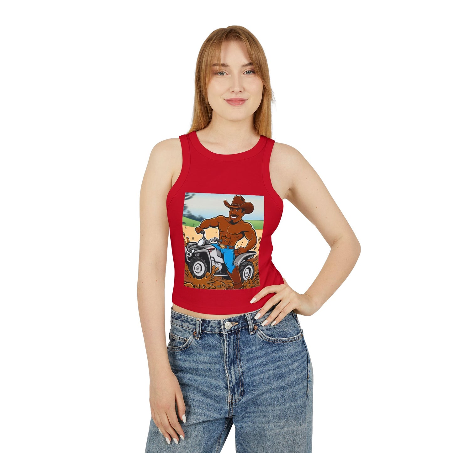 Big Boy Women's Micro Rib Racer Tank Top