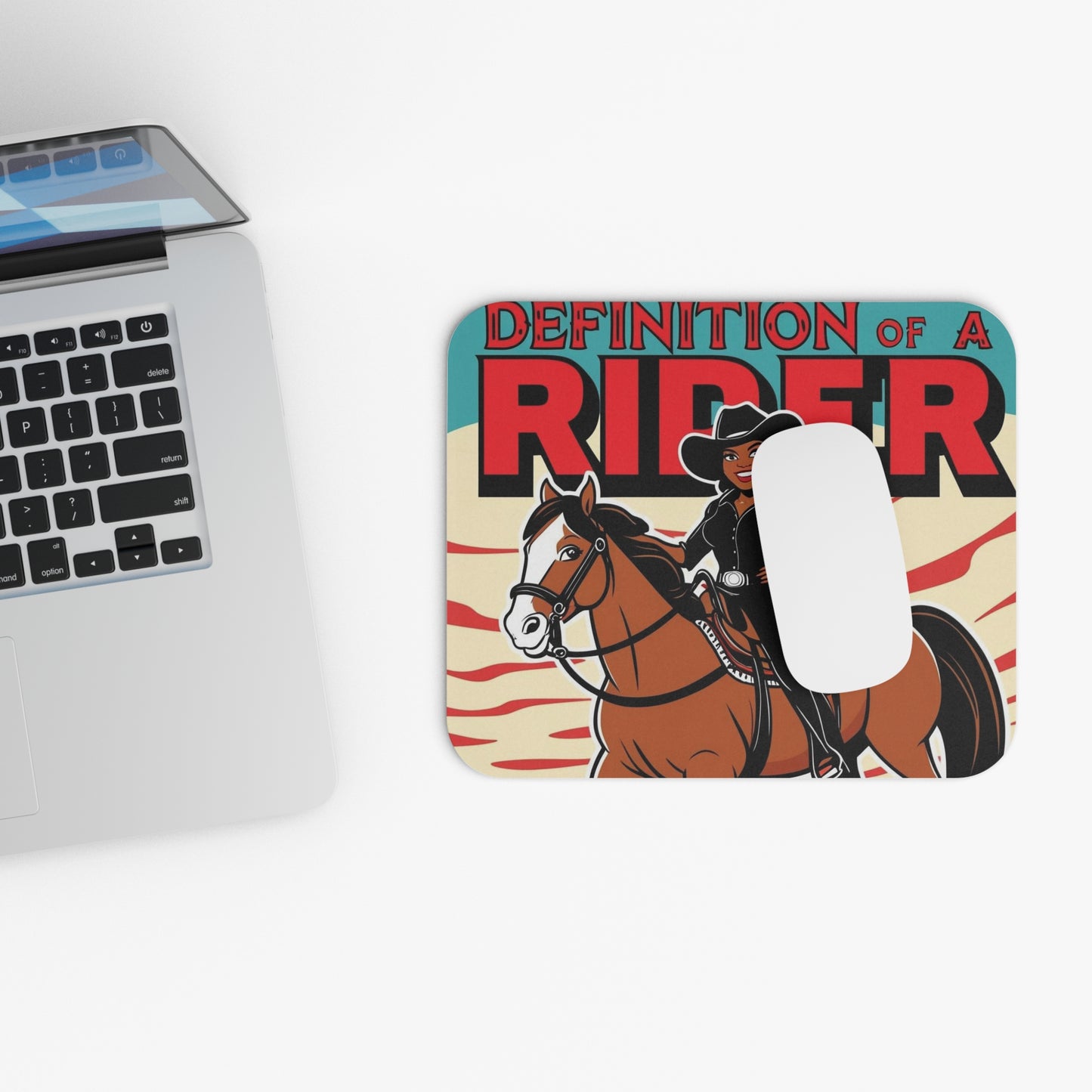 Definition of a Rider Mouse Pad