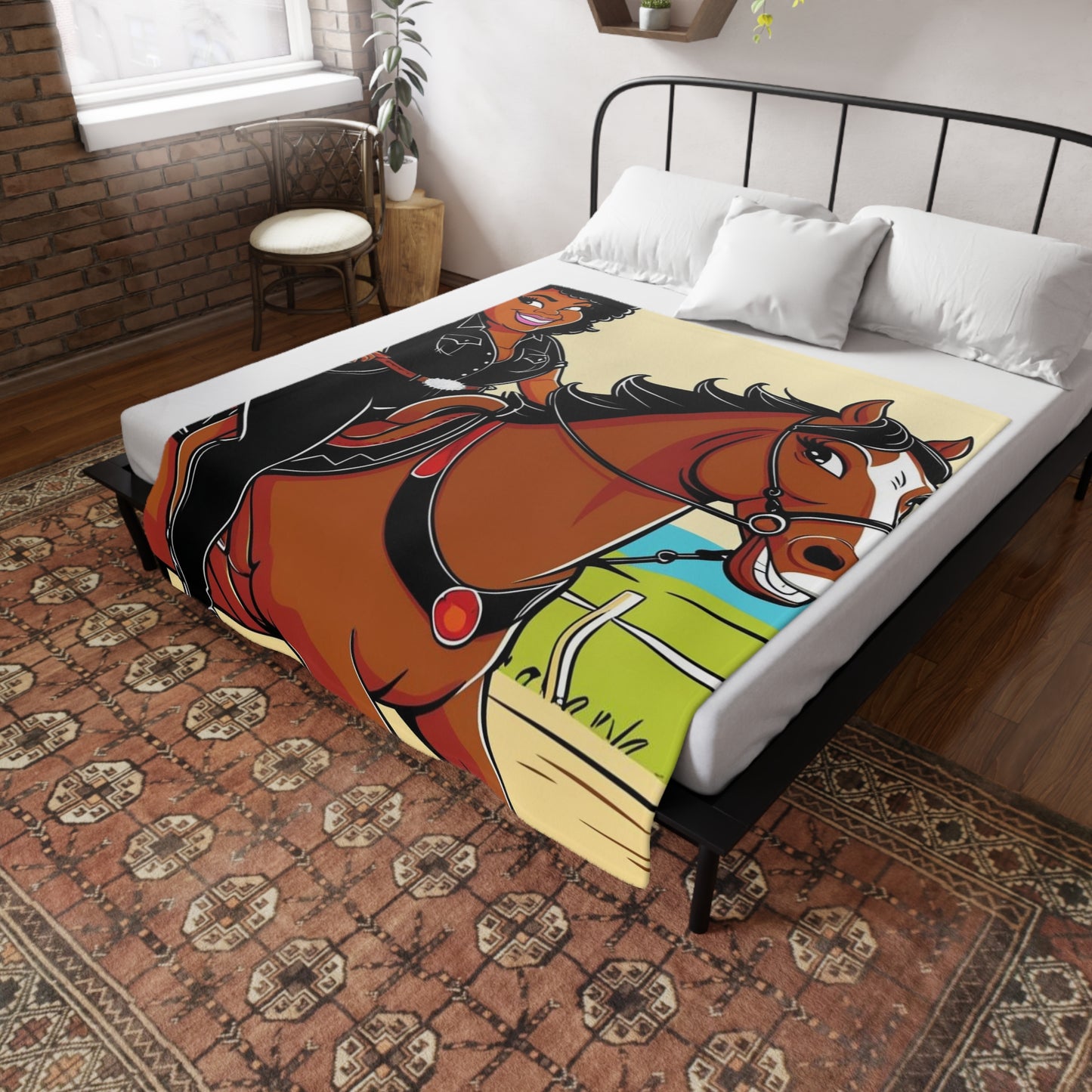 Sittin' Pretty Plush Fleece Blanket