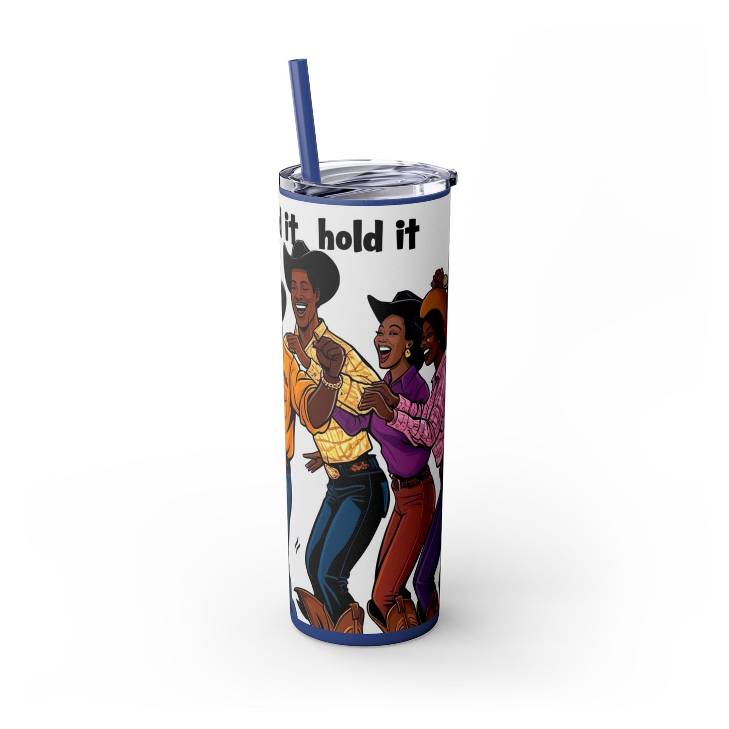 Hold It X4 Skinny Tumbler with Straw - 20oz