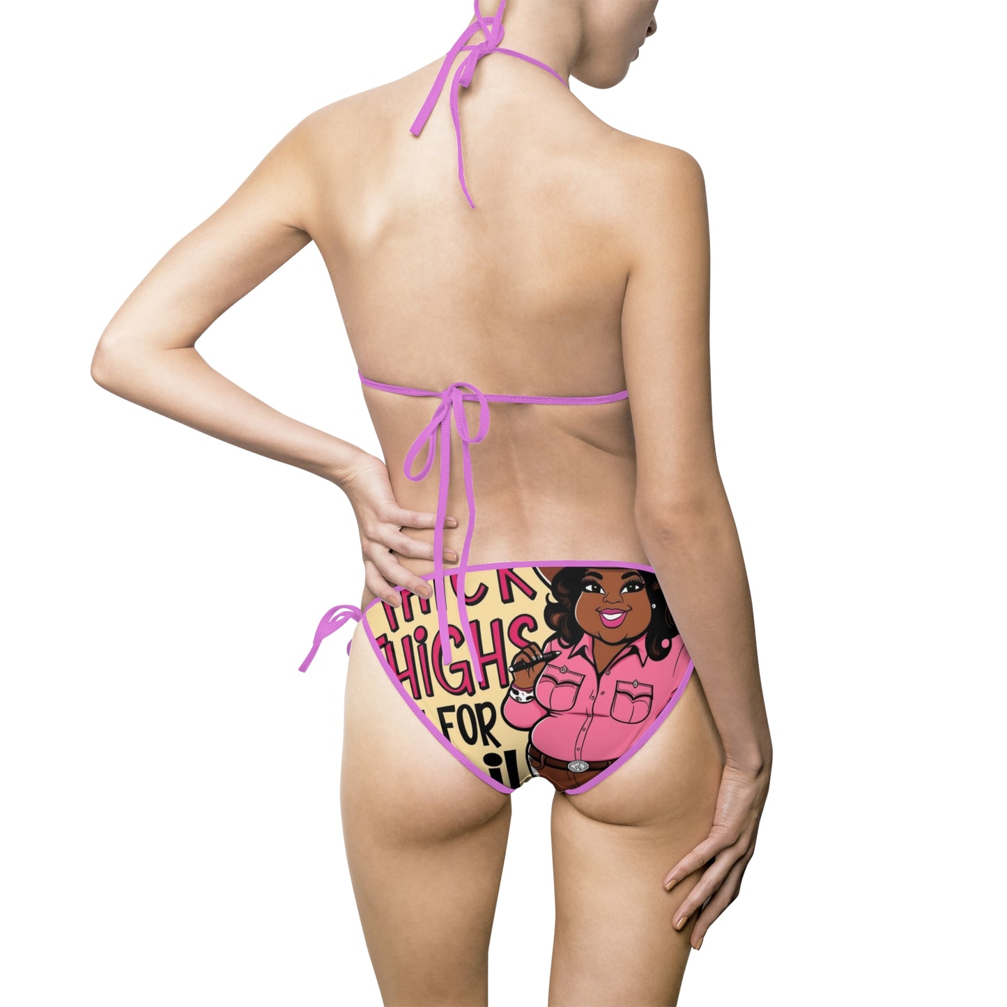 Thick Thighs Are For Trail Rides Bikini Swimsuit for Women