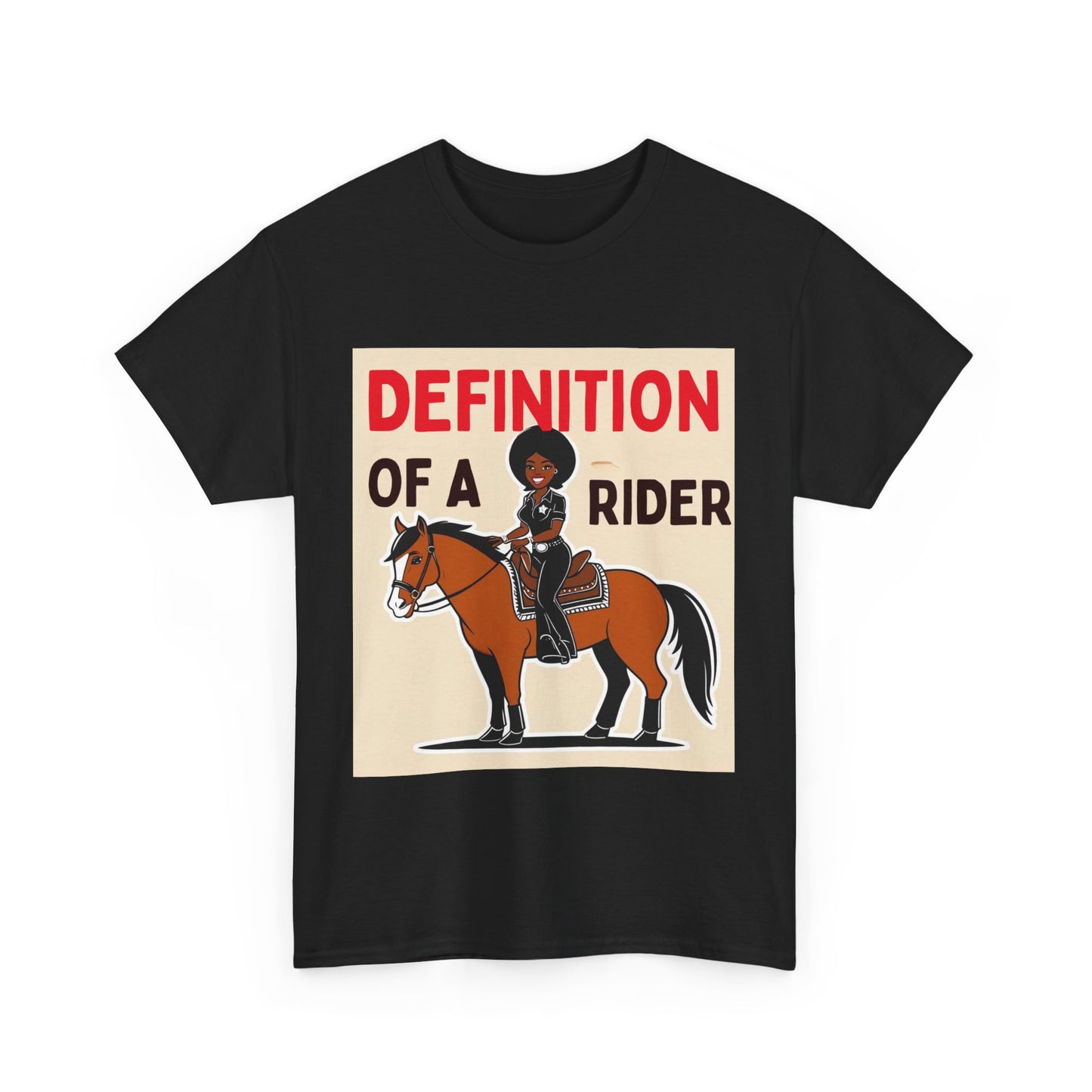 Definition of a Rider Unisex  Cotton Tee