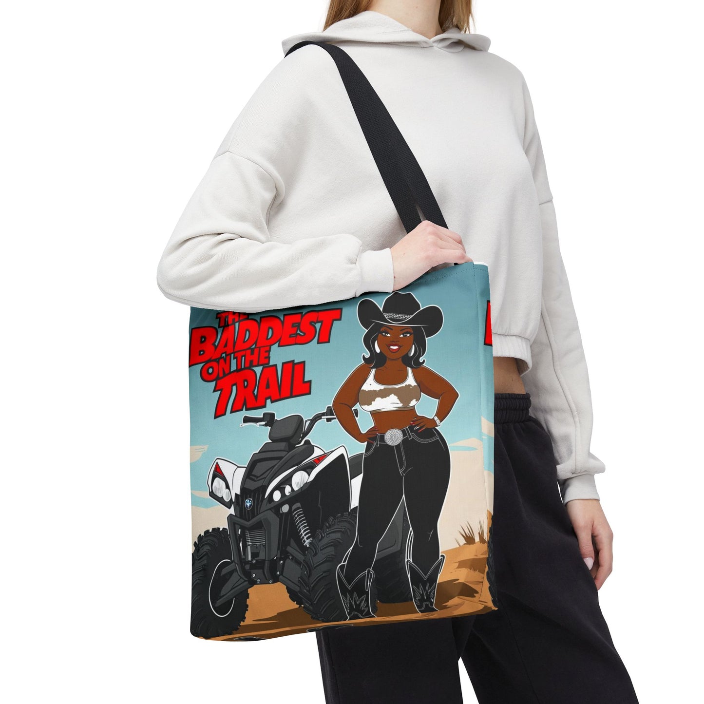 Baddest on the Trail Tote Bag