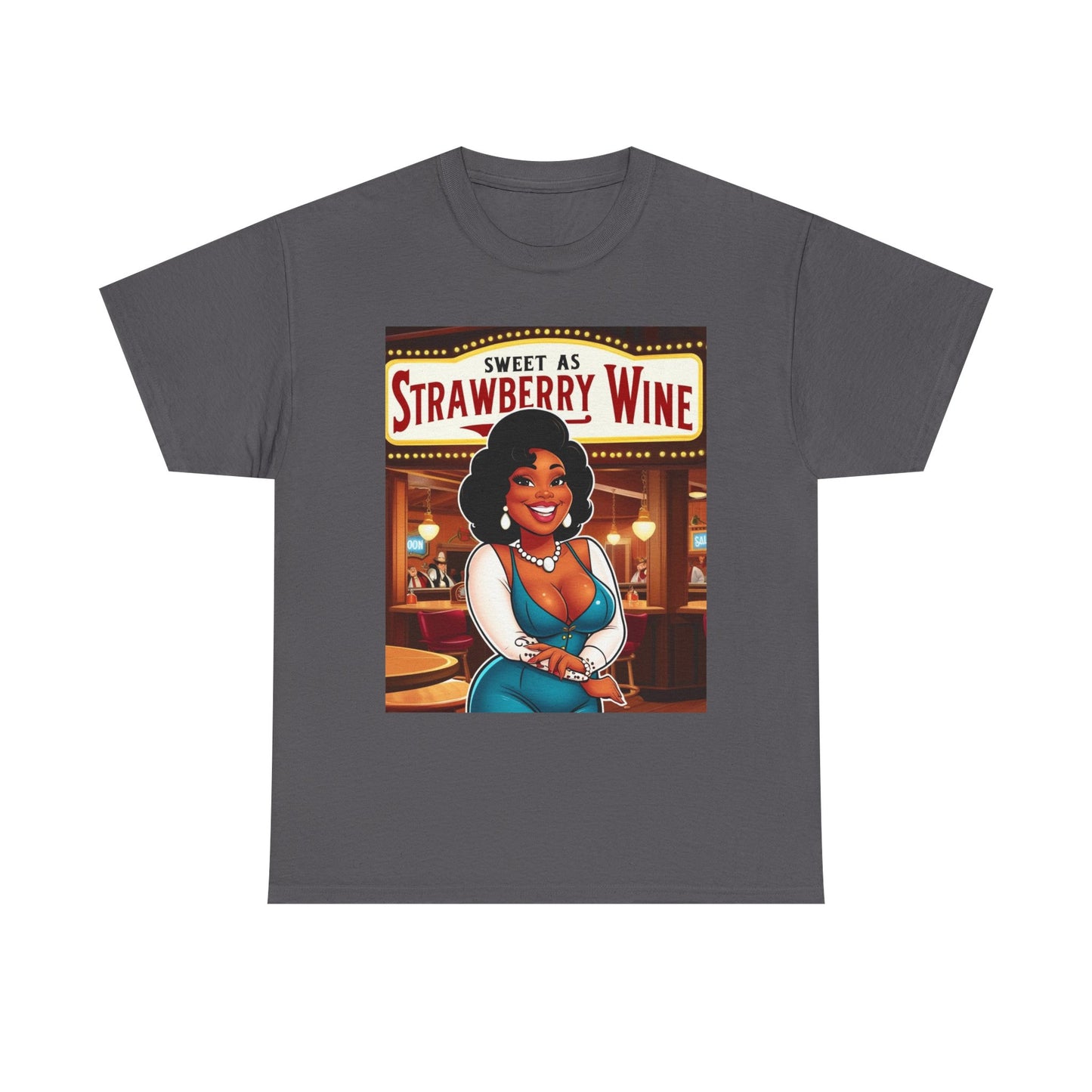 Sweet as Strawberry Wine Unisex Cotton Shirt