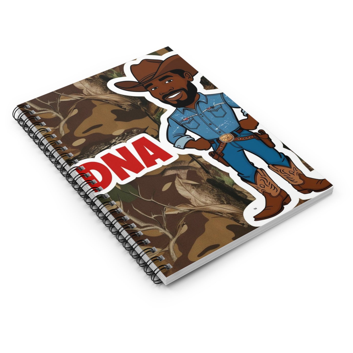 Country Boy DNA Spiral Notebook