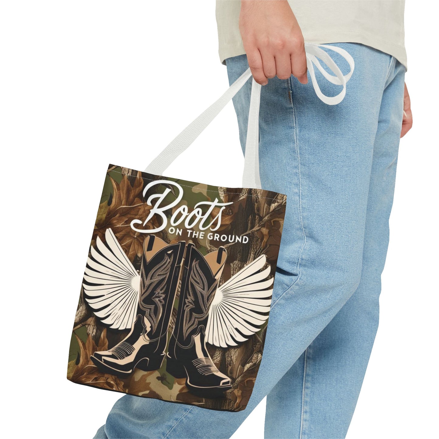 Boots On The Ground Tote Bag