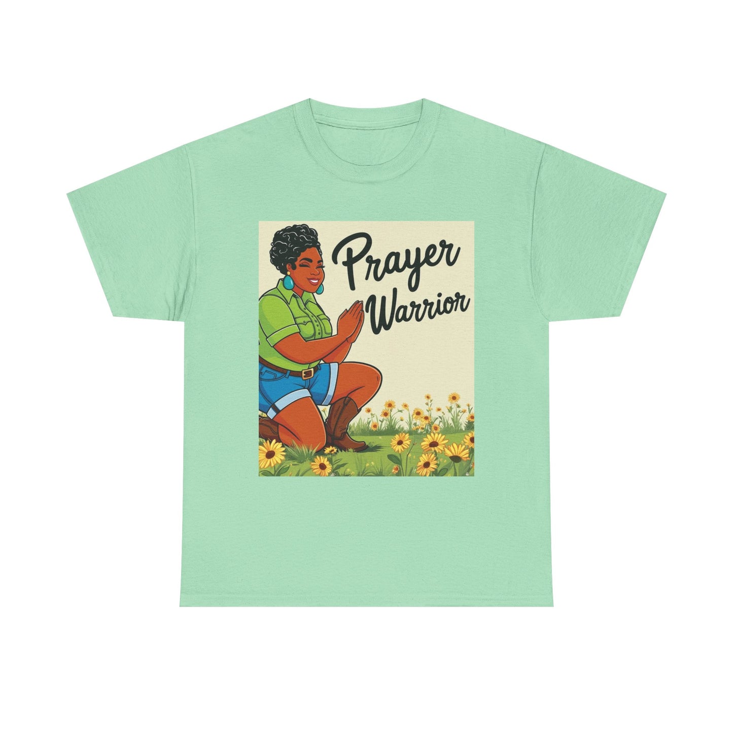 Prayer Warrior Unisex Cotton Tee