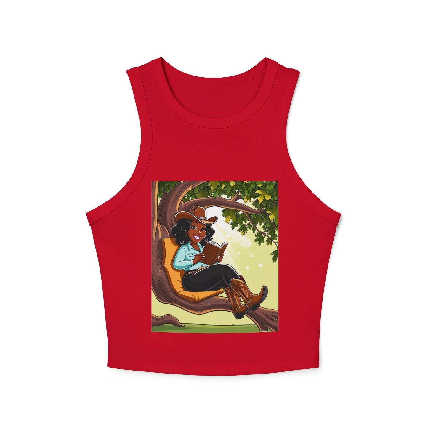 Country Nerdin' Racer Tank Top for Women