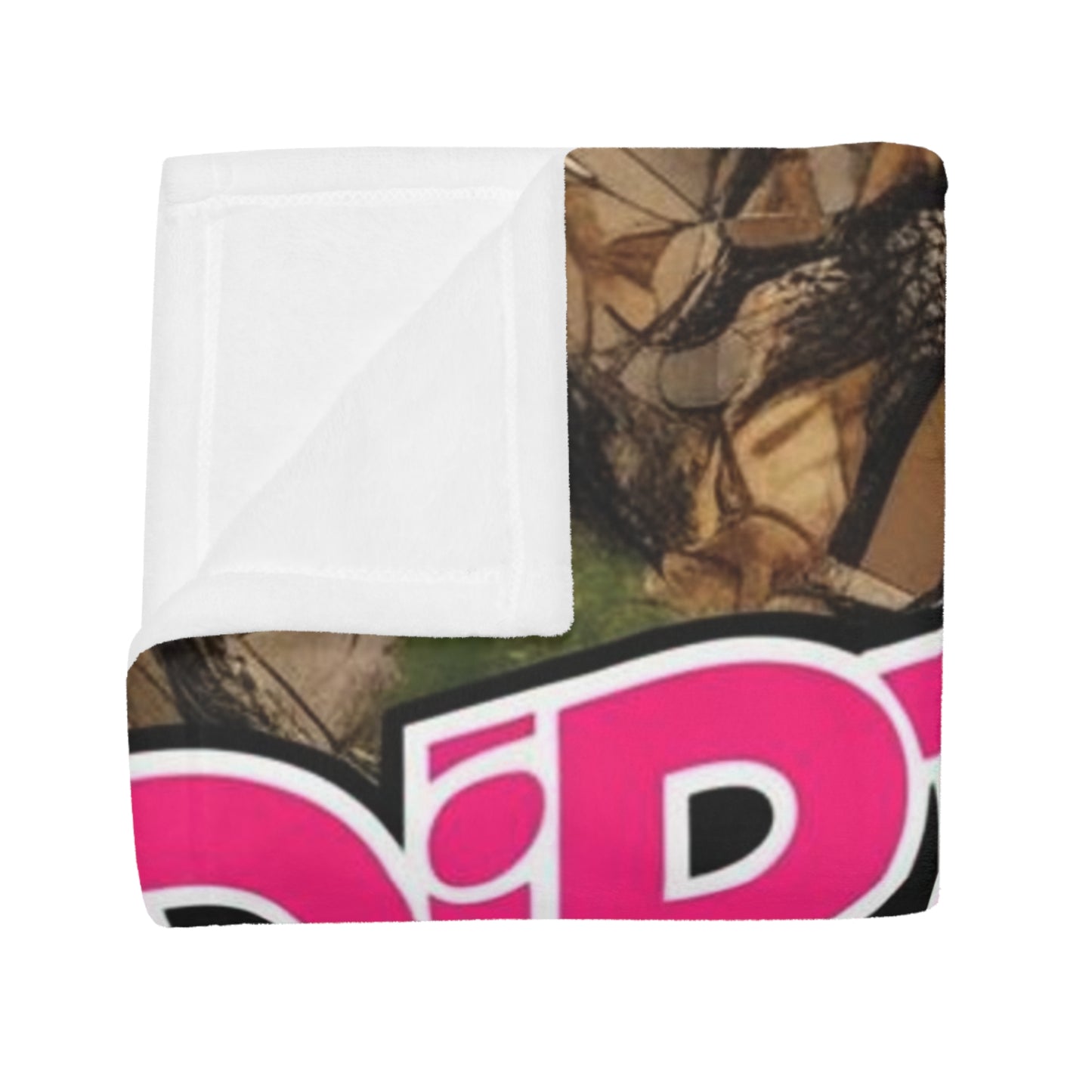 Dirt Road Certified Pink Plush Fleece Blanket