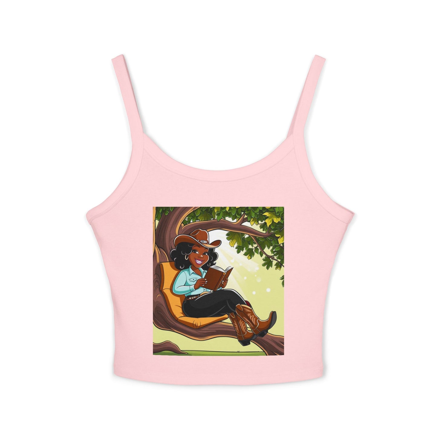 Country Nerdin' Spaghetti Strap Tank Top