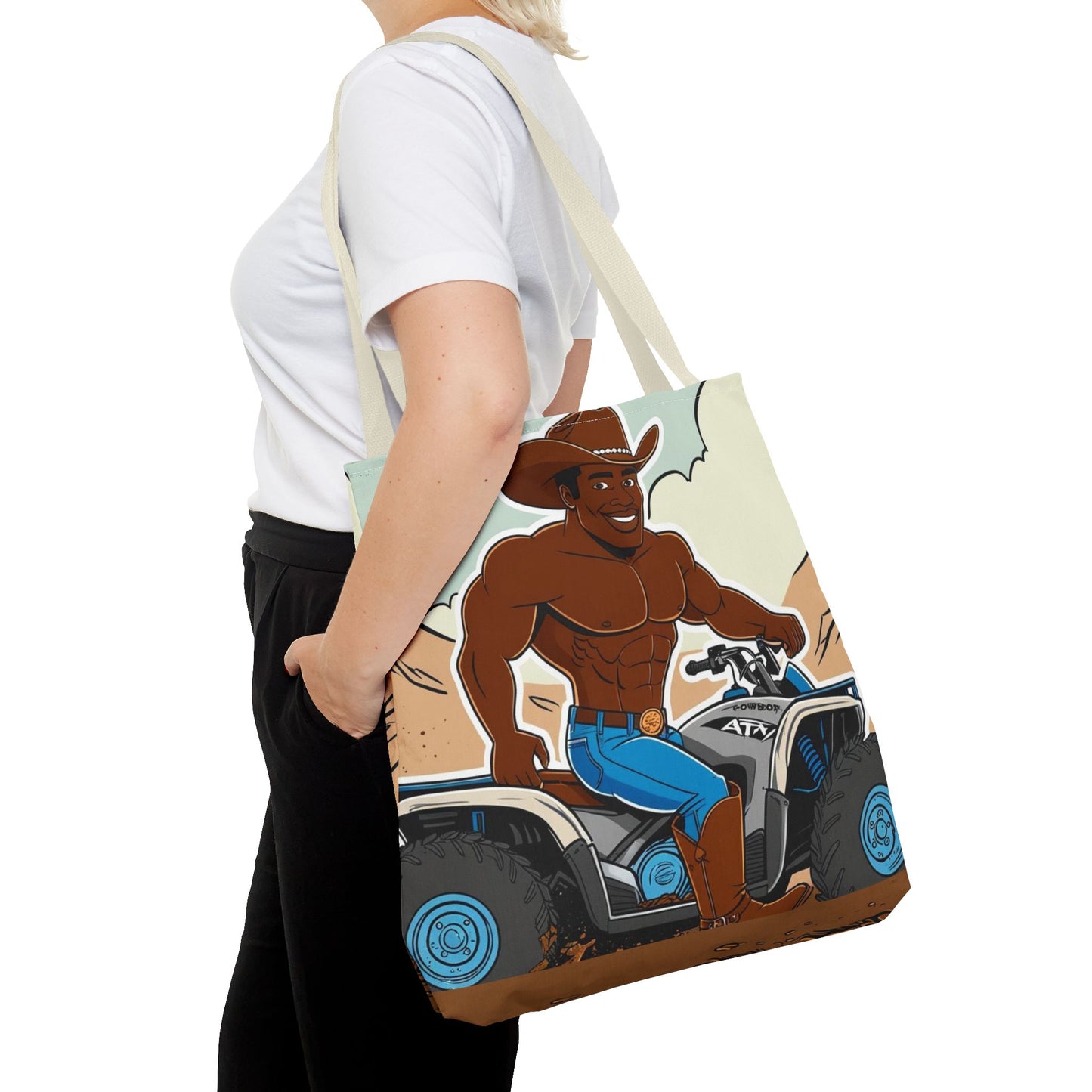 Big Cowboy Adventure Tote Bag