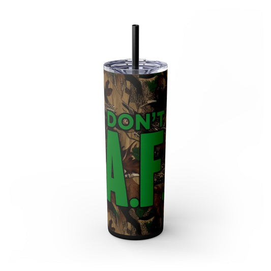 Don't F.A.F.O. Skinny Tumbler with Straw 20oz