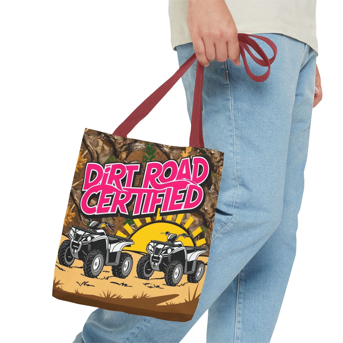 Dirt Road Certified Pink Tote Bag