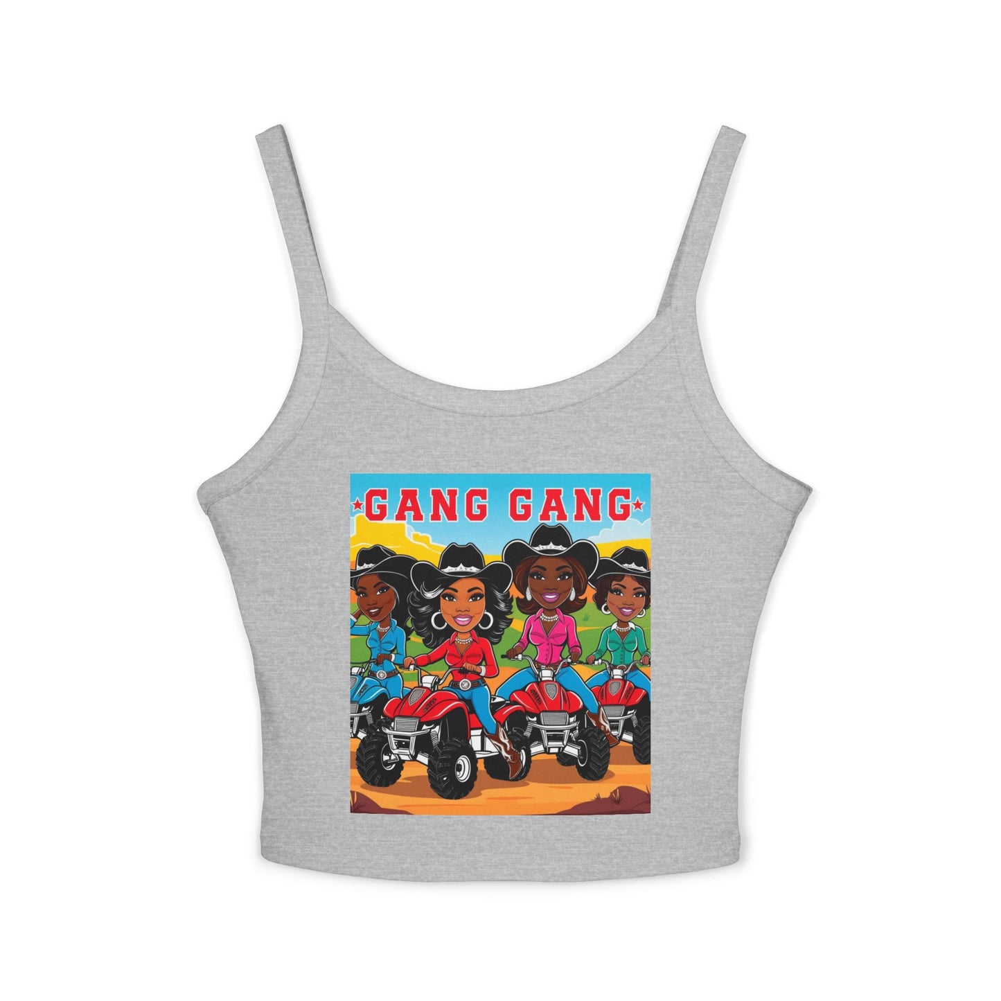 Cowgirl Gang Spaghetti Strap Tank Top