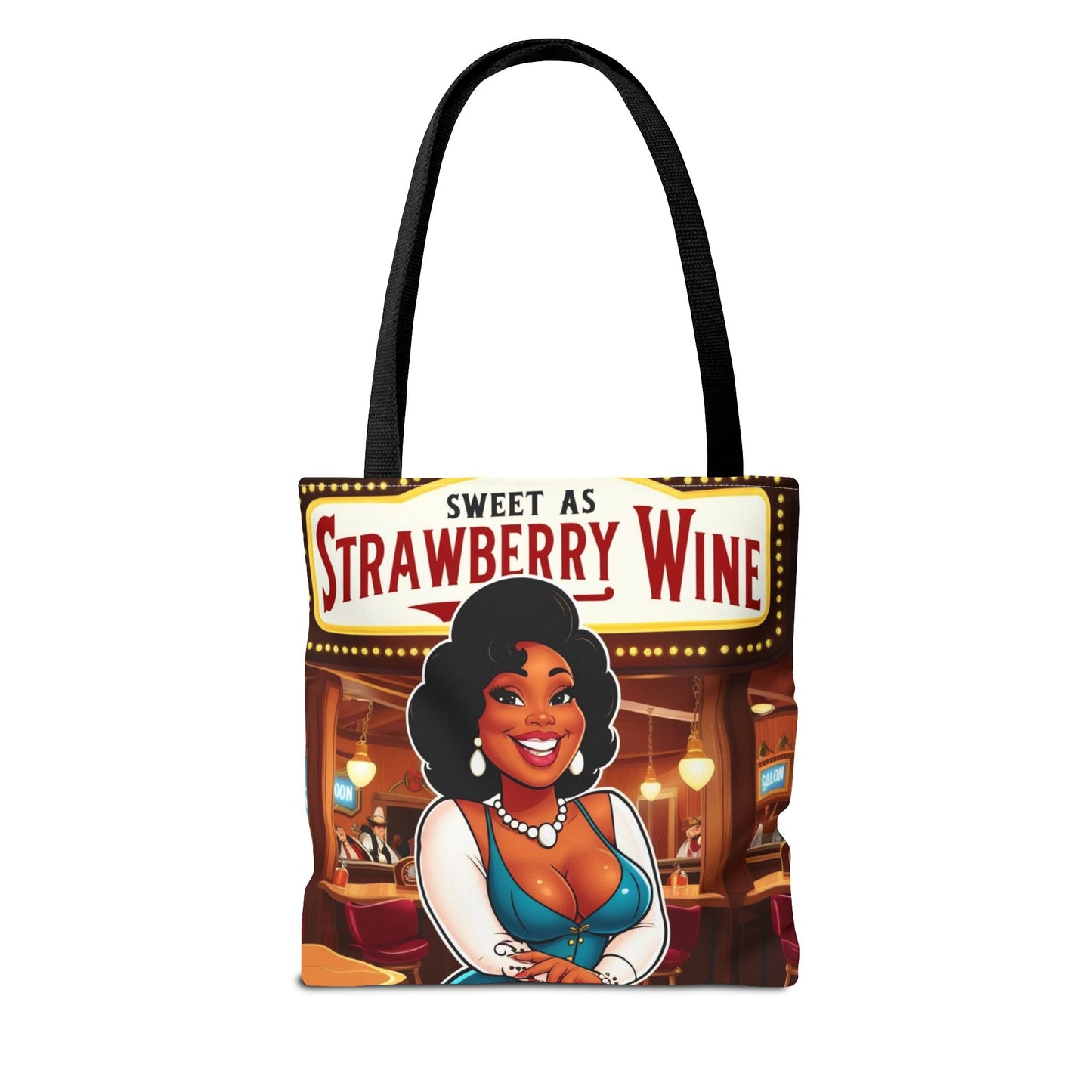 Sweet as Strawberry Wine Tote Bag