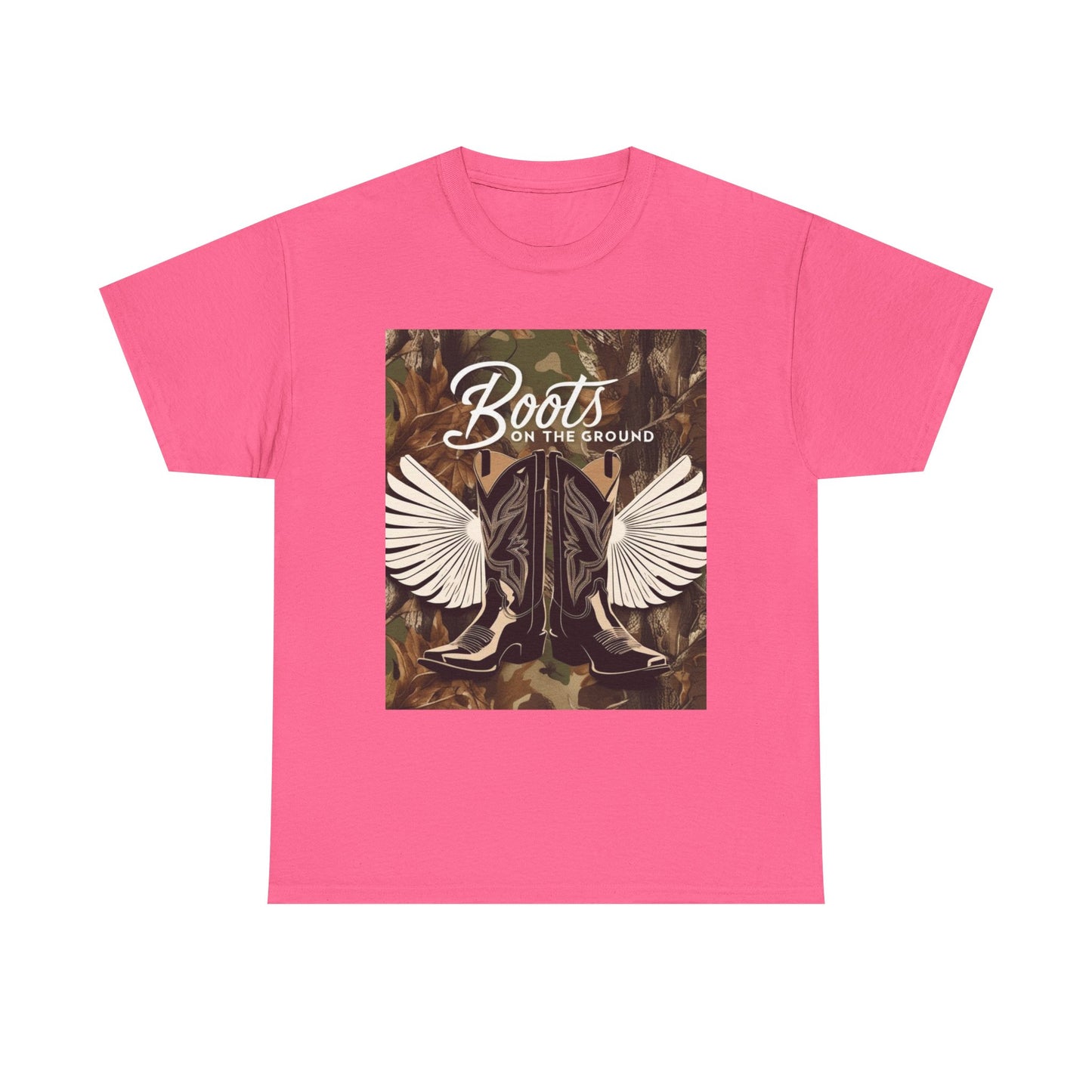 Boots On The Ground Unisex Cotton Tee 2-More Colors
