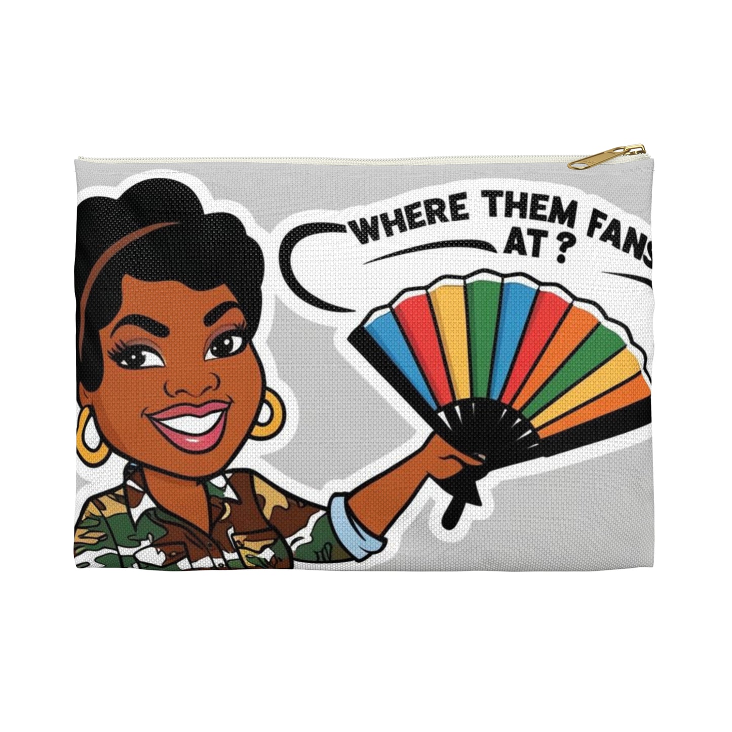 Where Them Fans At? Accessory Pouch