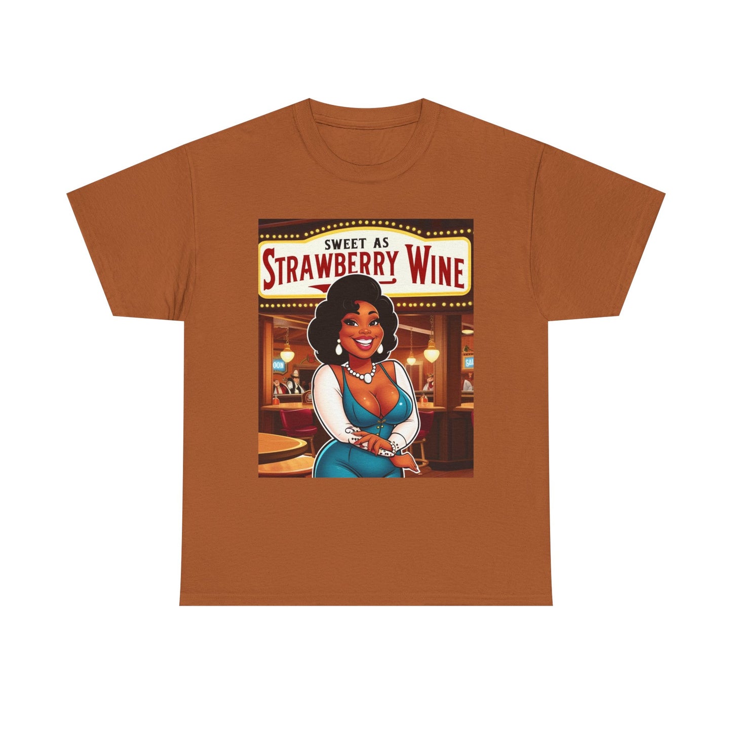 Sweet as Strawberry Wine Unisex Cotton Shirt