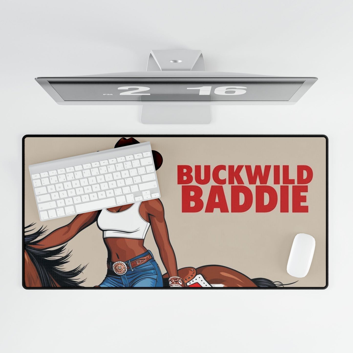 Buckwild Baddie Desk Mats