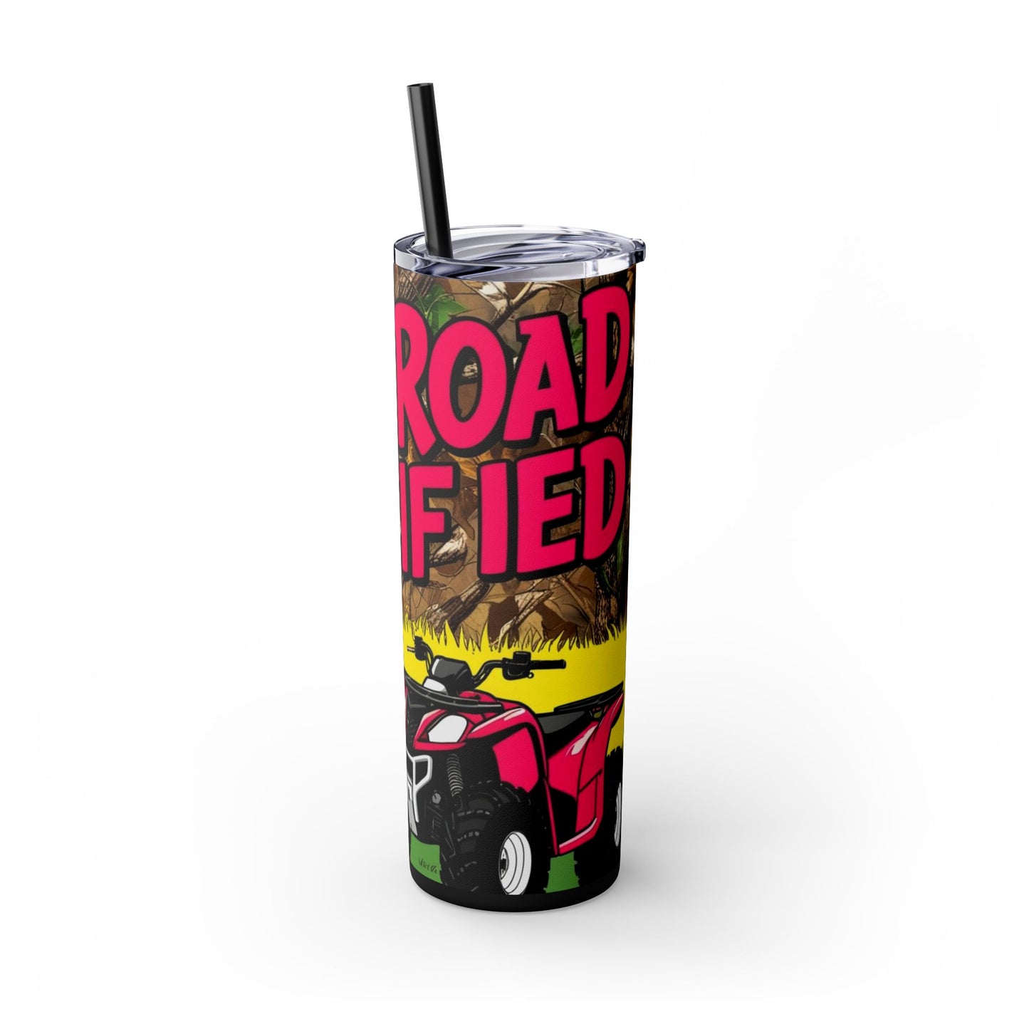 Dirt Road Certified Skinny Tumbler with Straw, 20oz