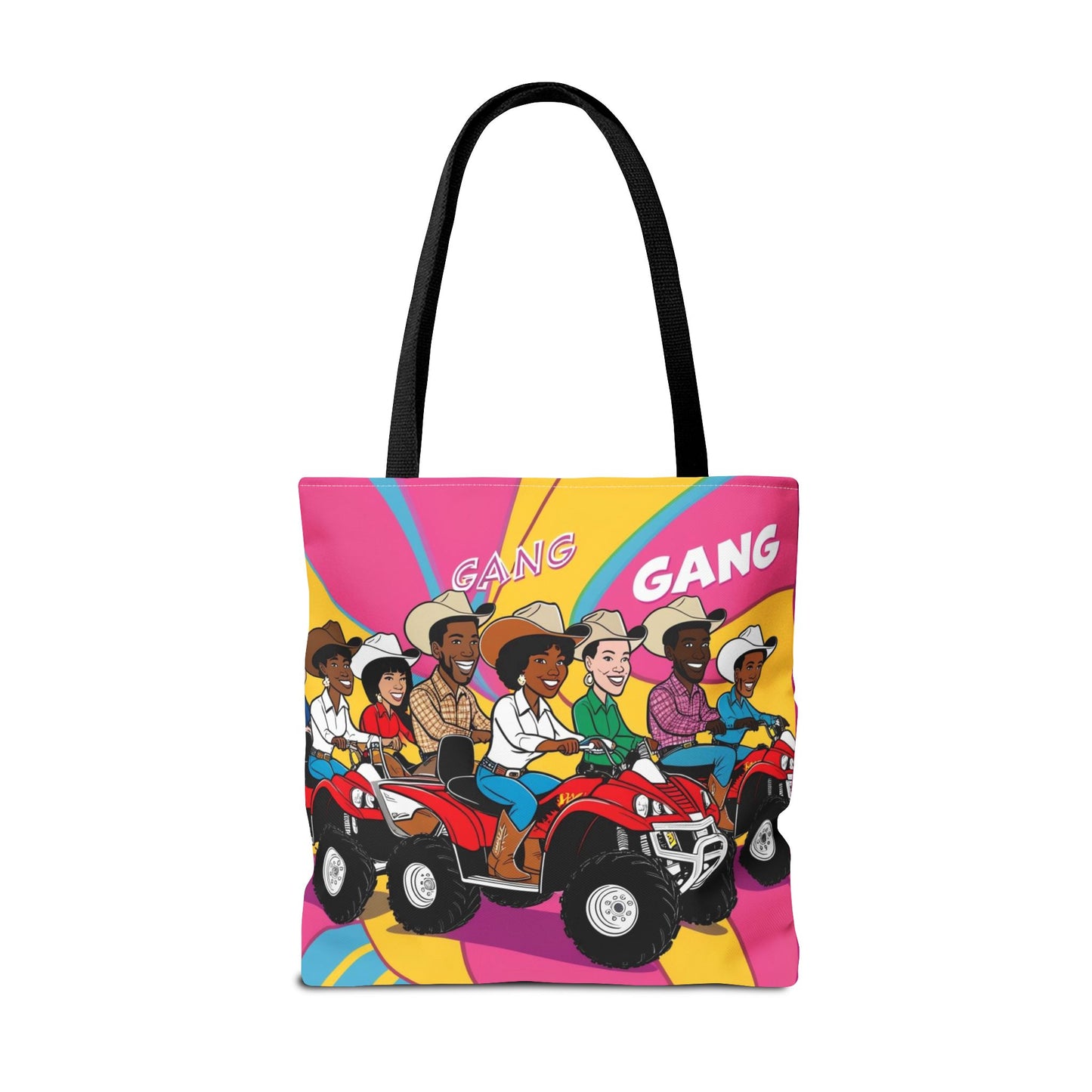 Retro Quad Gang Tote Bag