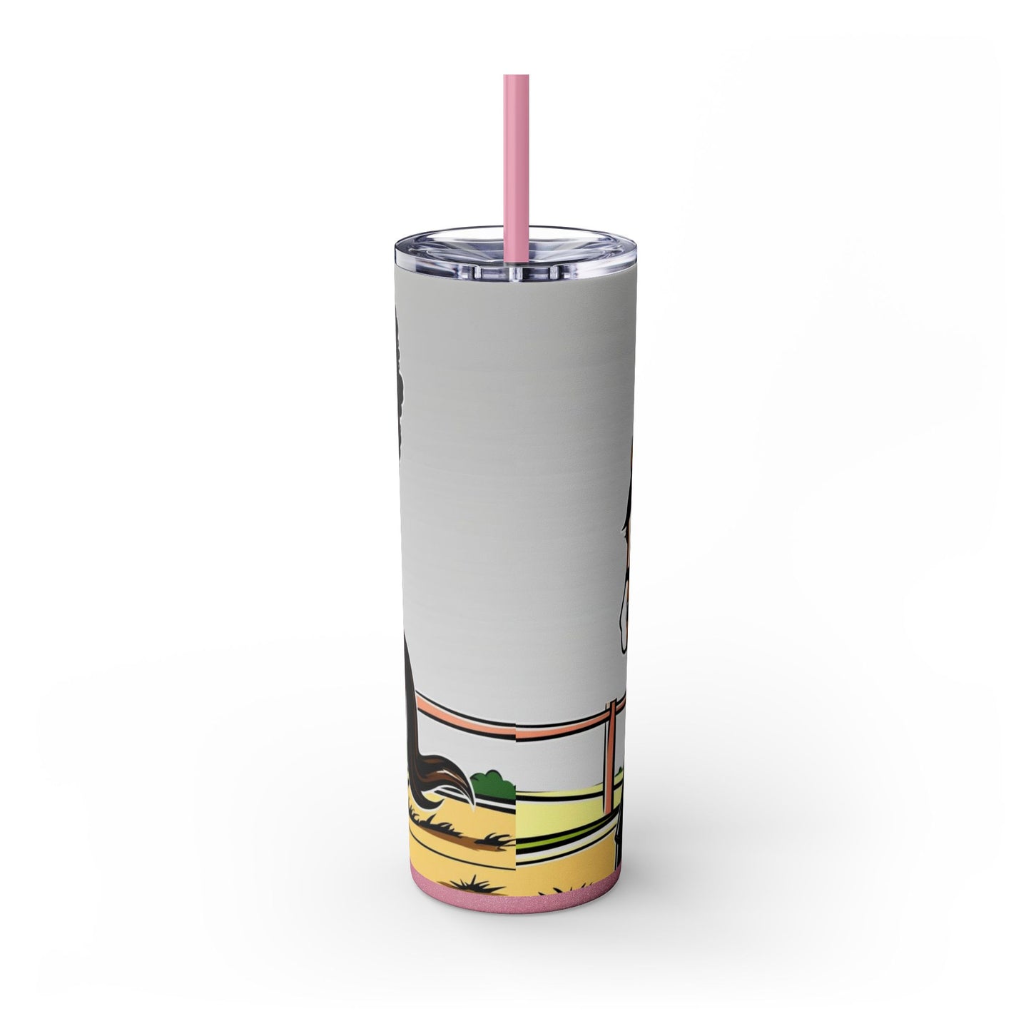 Confident Woman Skinny Tumbler with Straw - 20oz