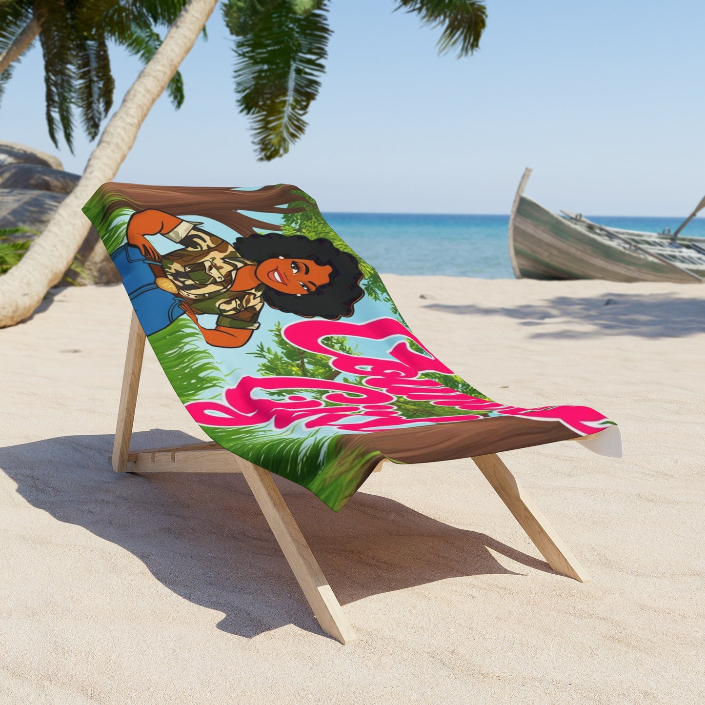 Country Girl Beach Towel