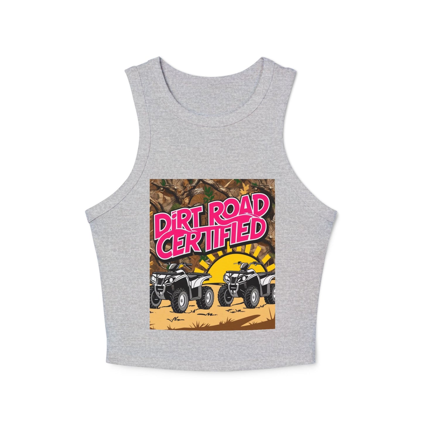 Dirt Road Certified Pink Racer Tank Top