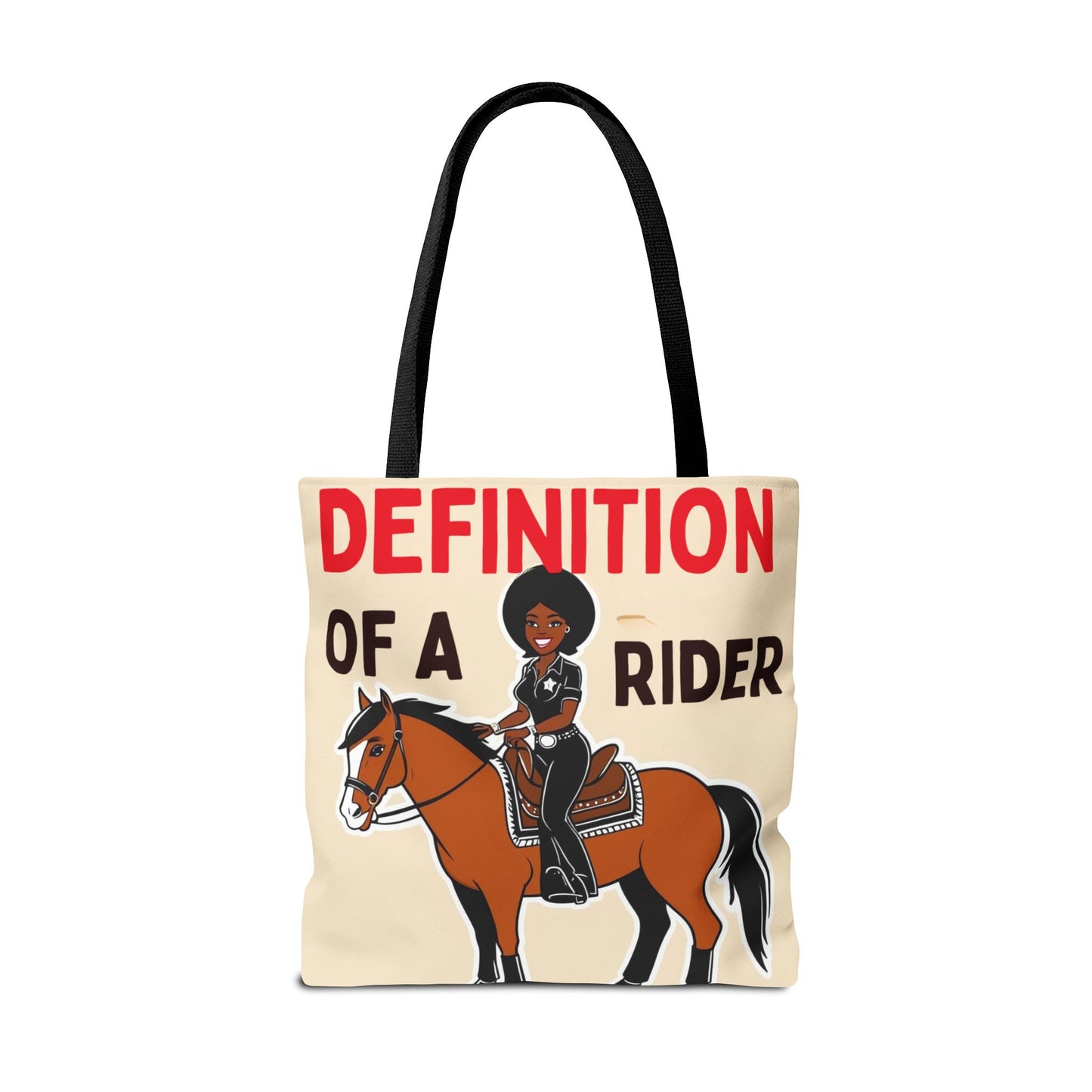 Definition of a Rider Tote Bag