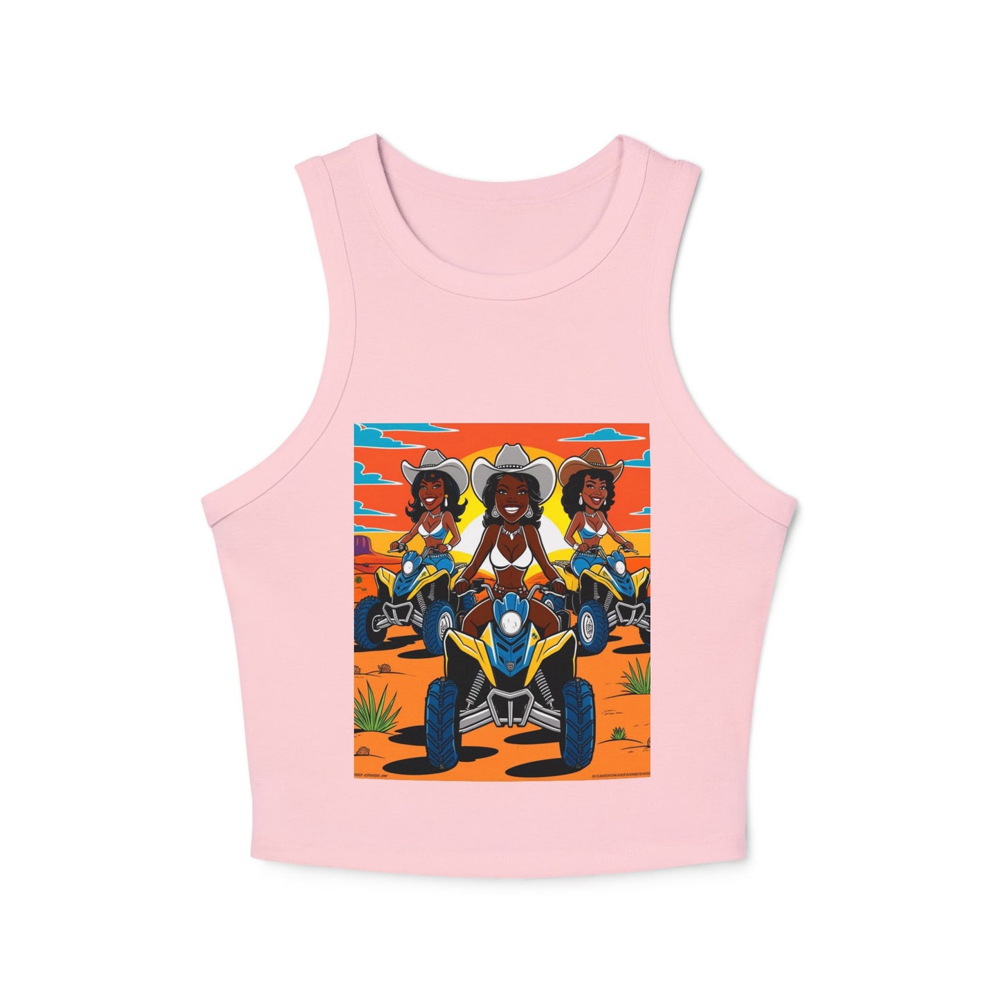 Sexy Off Roader Women's Micro Rib Racer Tank Top