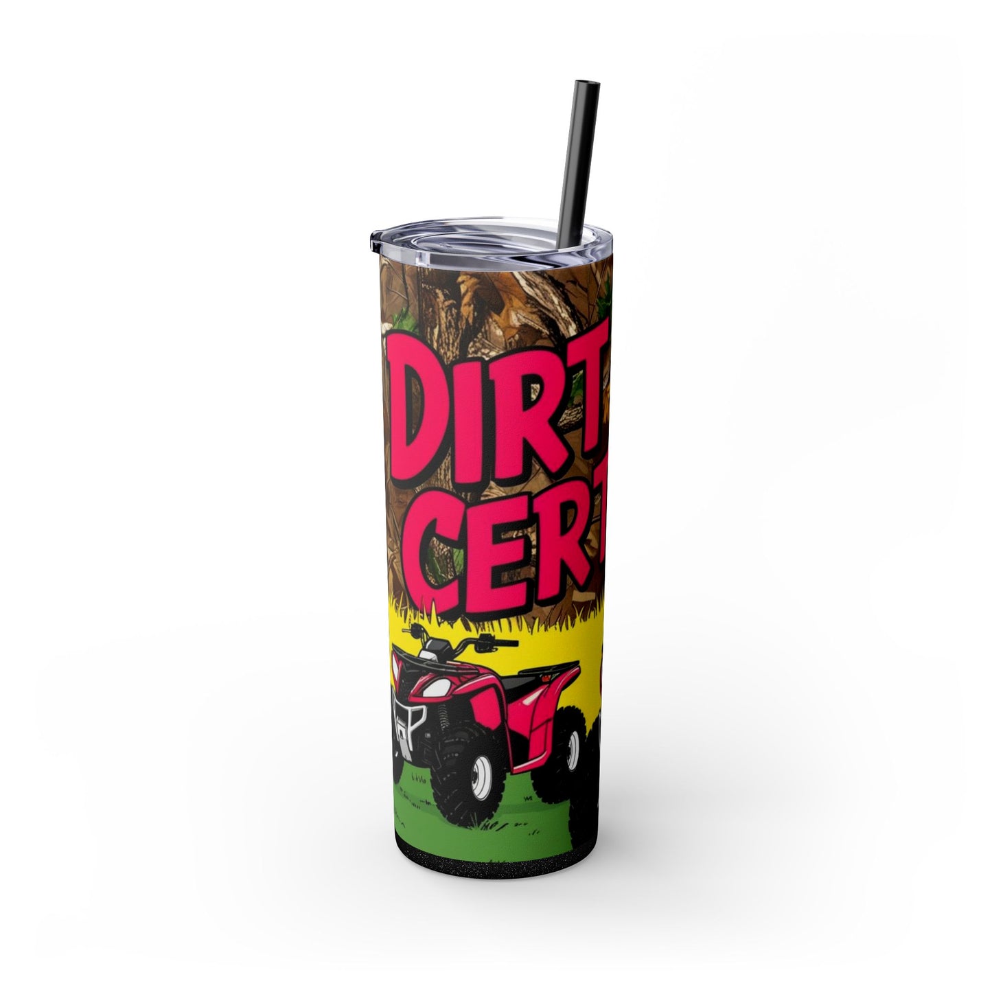 Dirt Road Certified Skinny Tumbler with Straw, 20oz