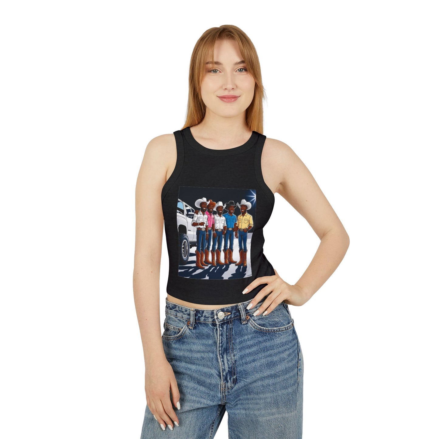 Hangin' Out Women's Micro Rib Racer Tank Top