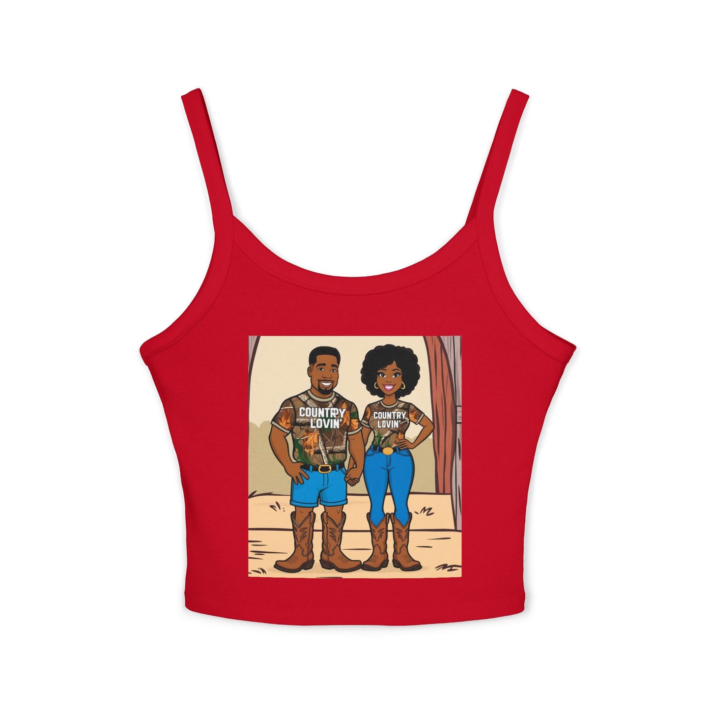 Country Lovin Women's Spaghetti Strap Tank Top