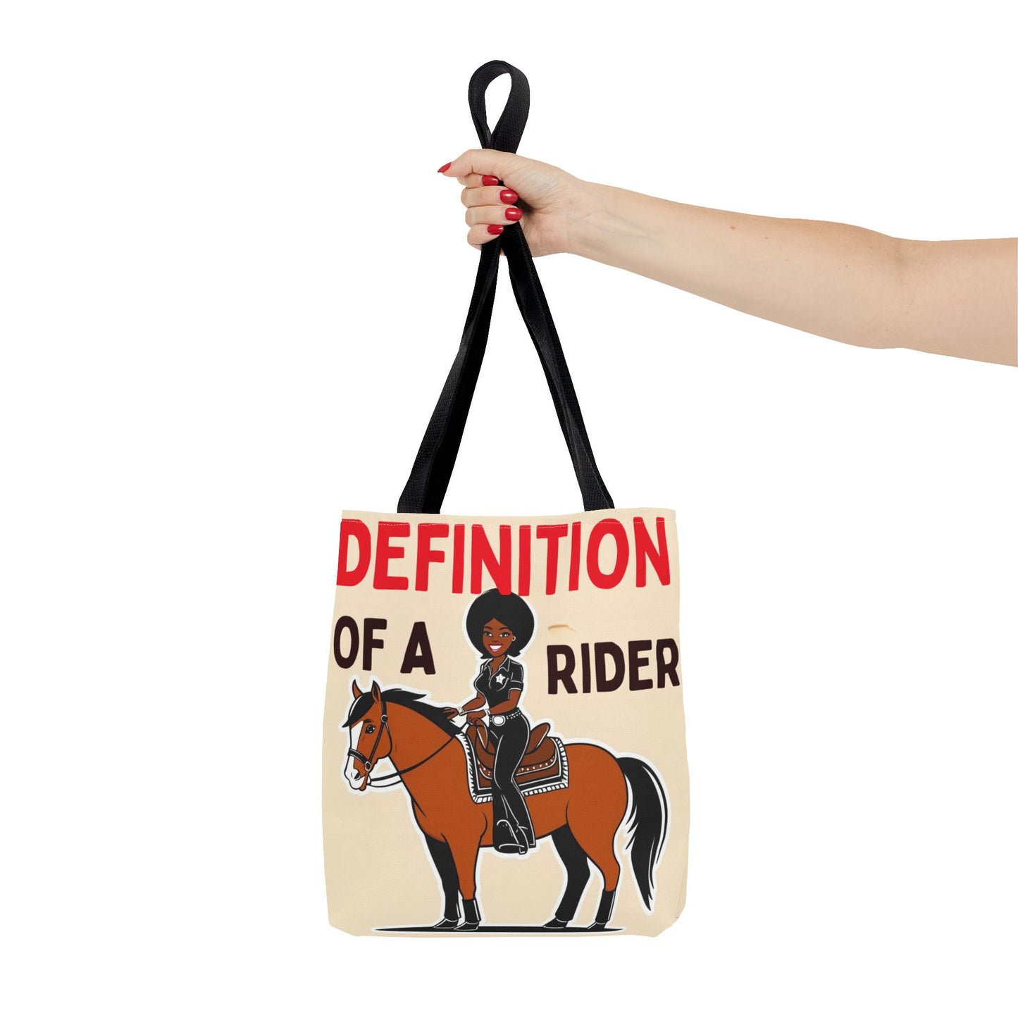 Definition of a Rider Tote Bag