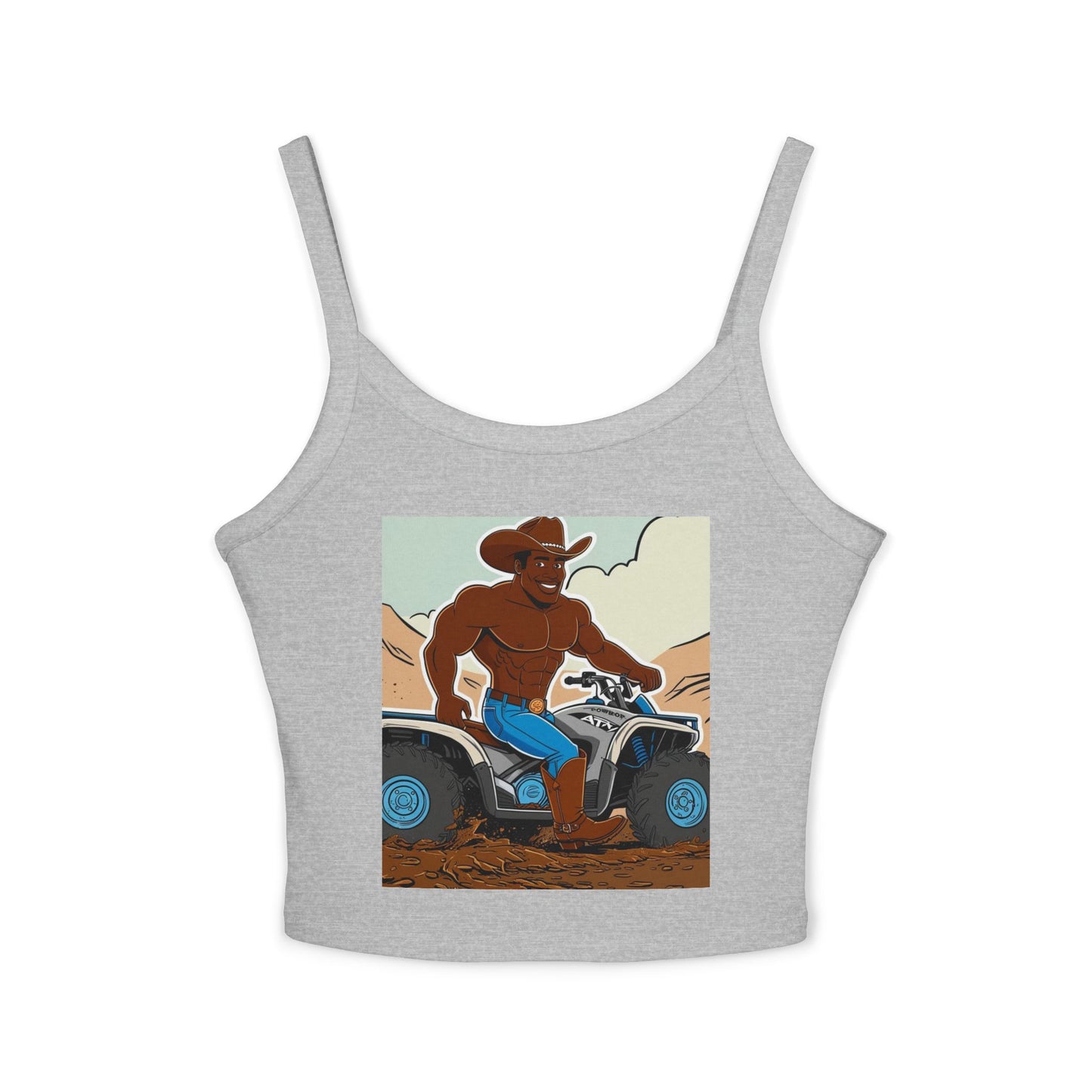 Big Cowboy Adventure Spaghetti Strap Tank Top