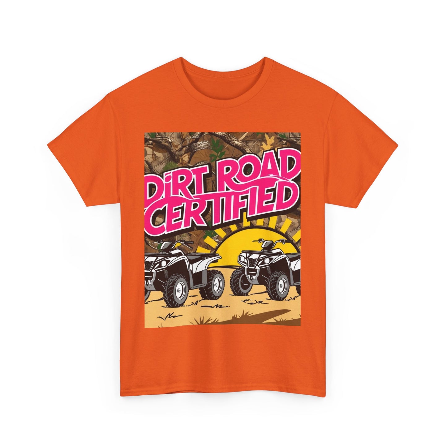 Dirt Road Certified Pink Unisex Cotton Tee
