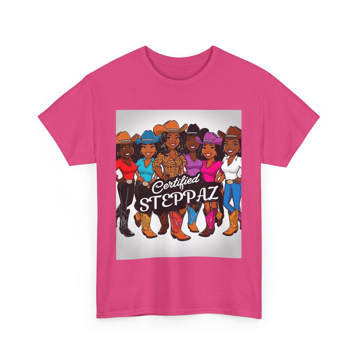Certified Steppaz Unisex Cotton Tee 3-EVEN More Colors