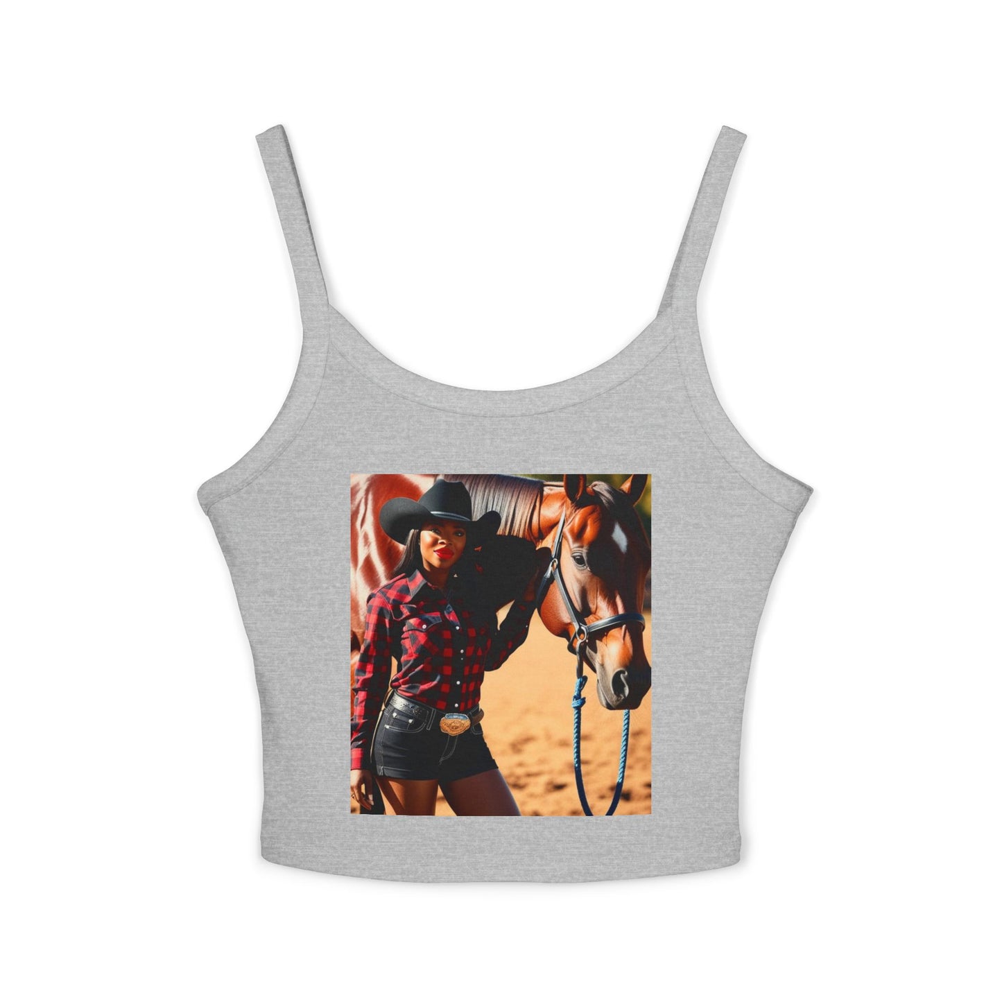 Black Beauty Spaghetti Strap Tank Top