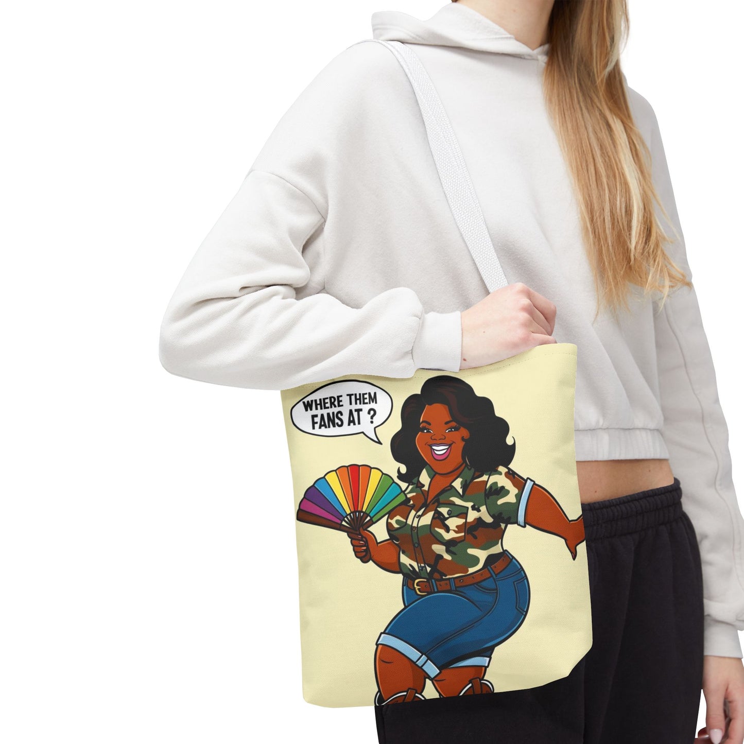 Where Them Fans At? Tote Bag