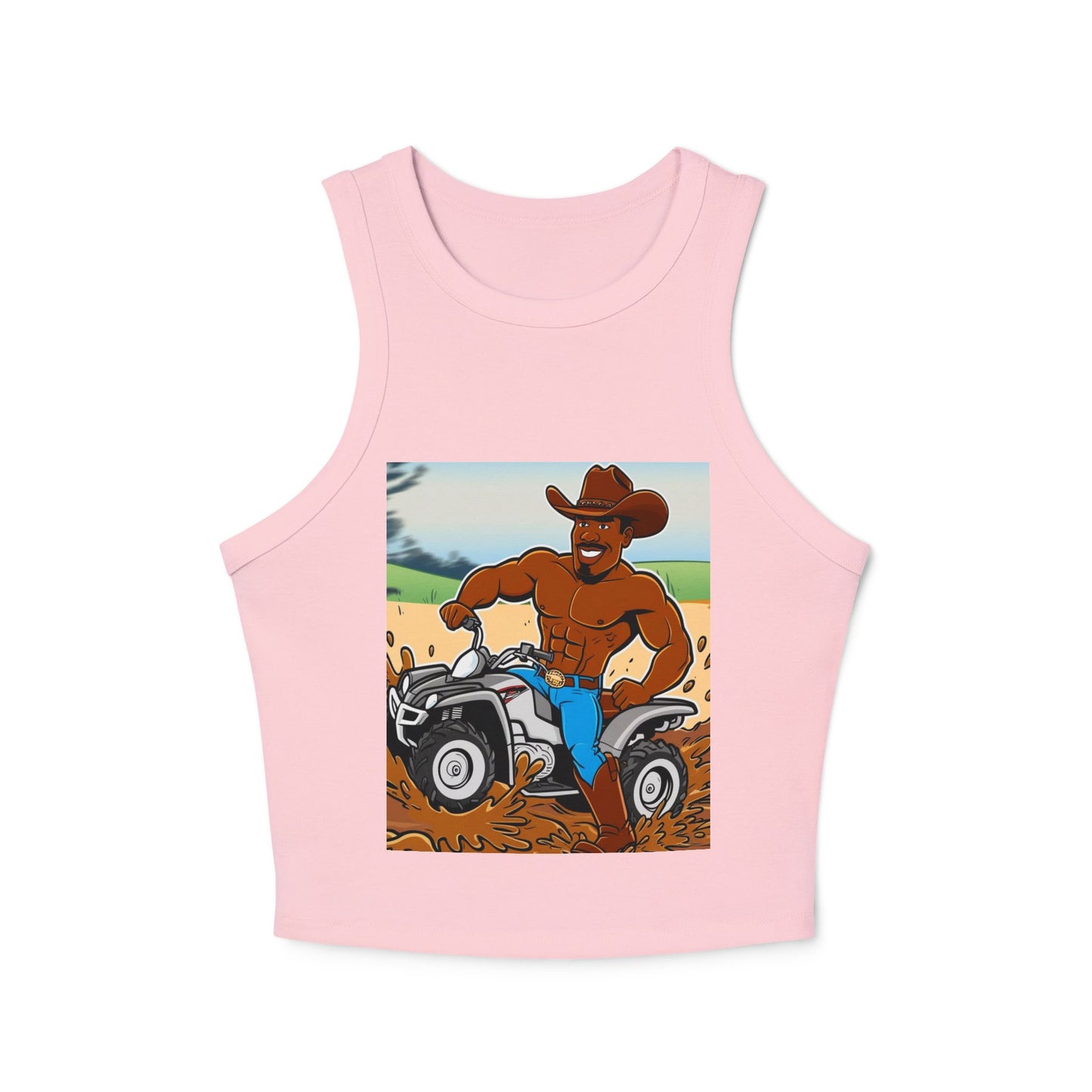 Big Boy Women's Micro Rib Racer Tank Top