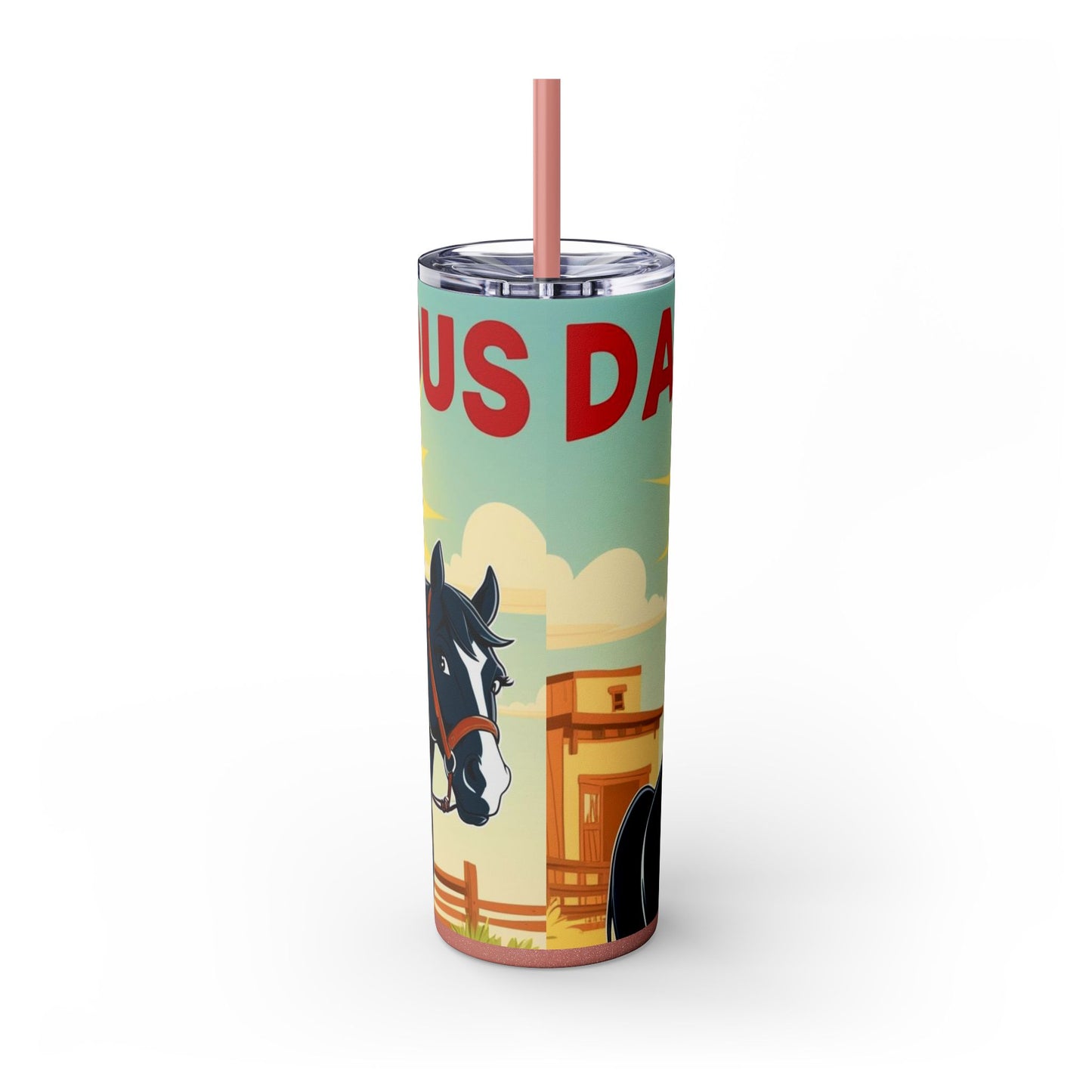 Dangerous Cowgirl Tumbler with Straw - 20oz
